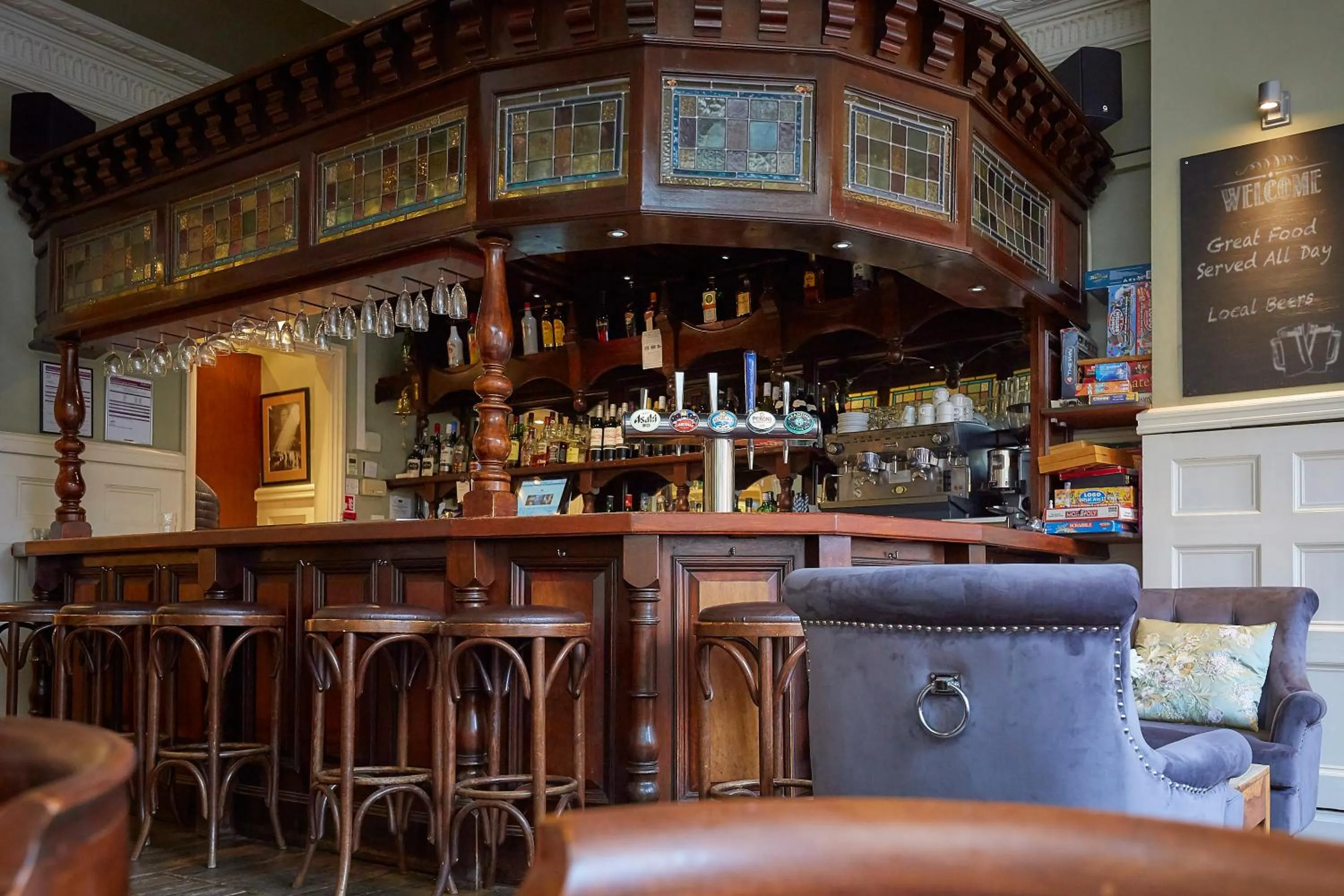 Lounge or bar in The Christopher Hotel, Eton