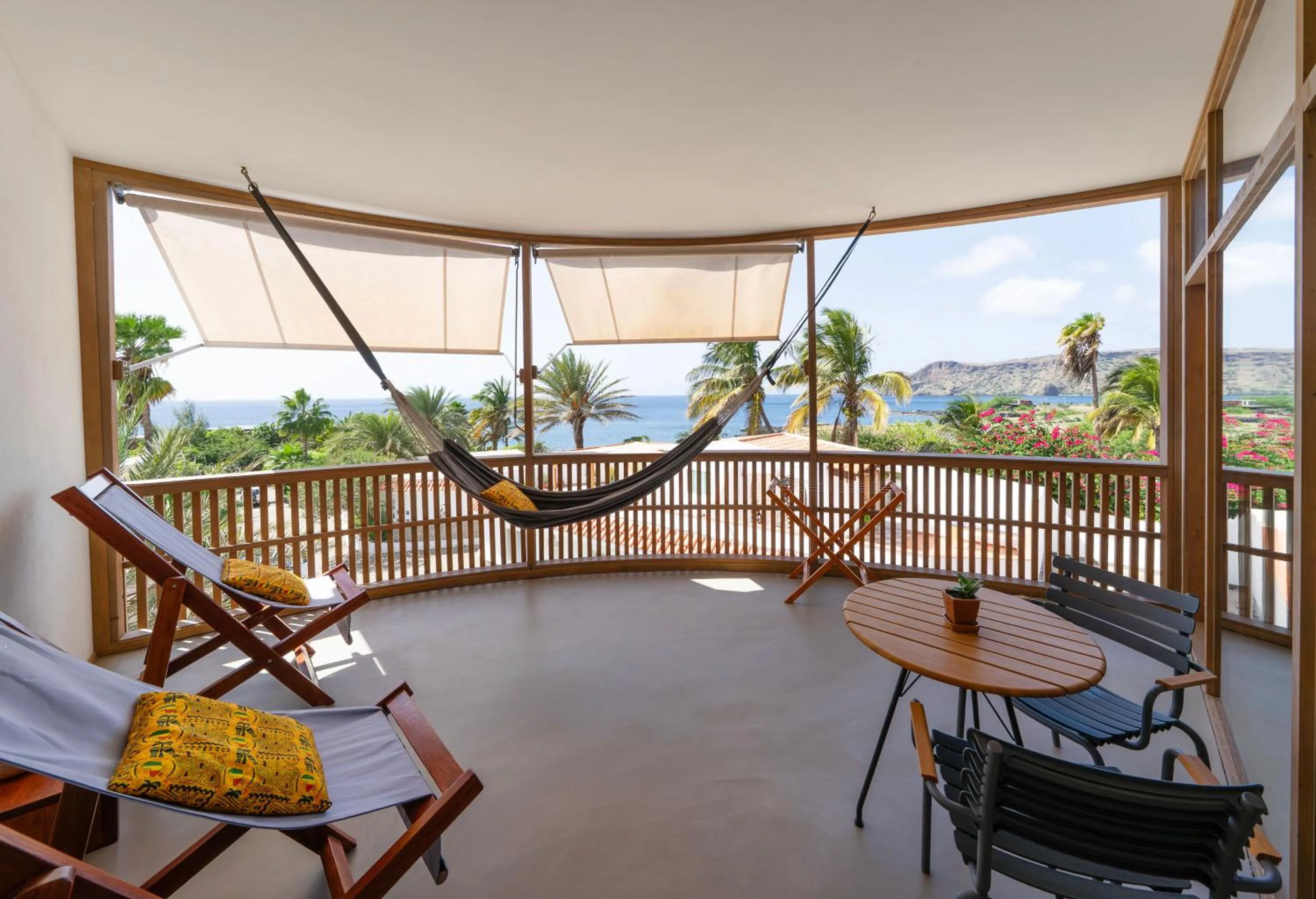 Balcony/Terrace in King Fisher Village Eco-Boutique Hotel