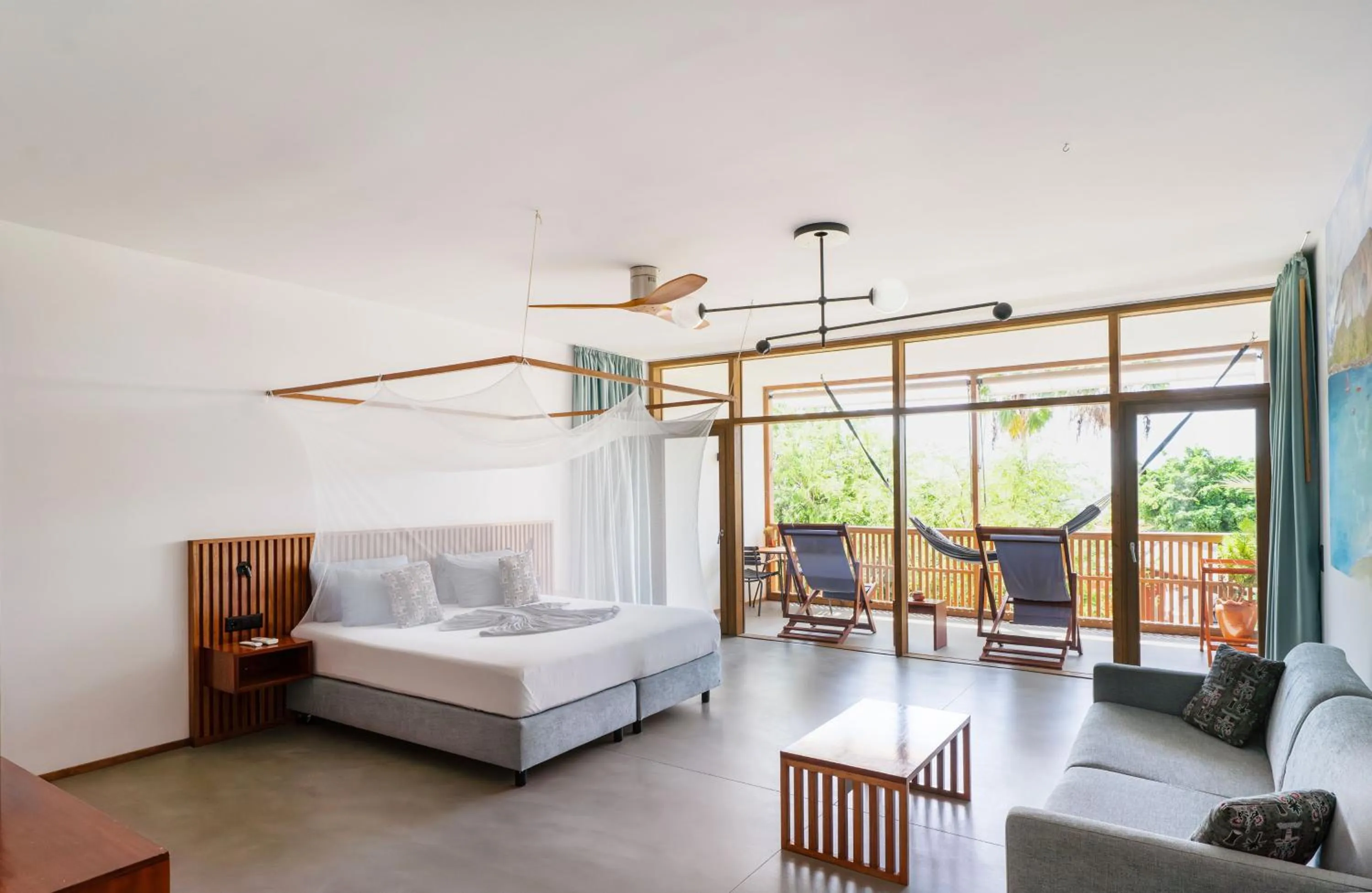 Bed in King Fisher Village Eco-Boutique Hotel