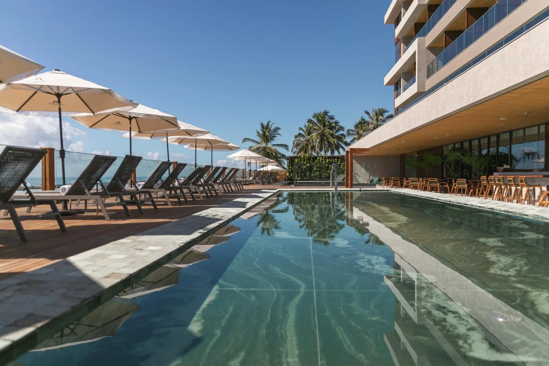 Swimming pool in Ritz Barra de São Miguel