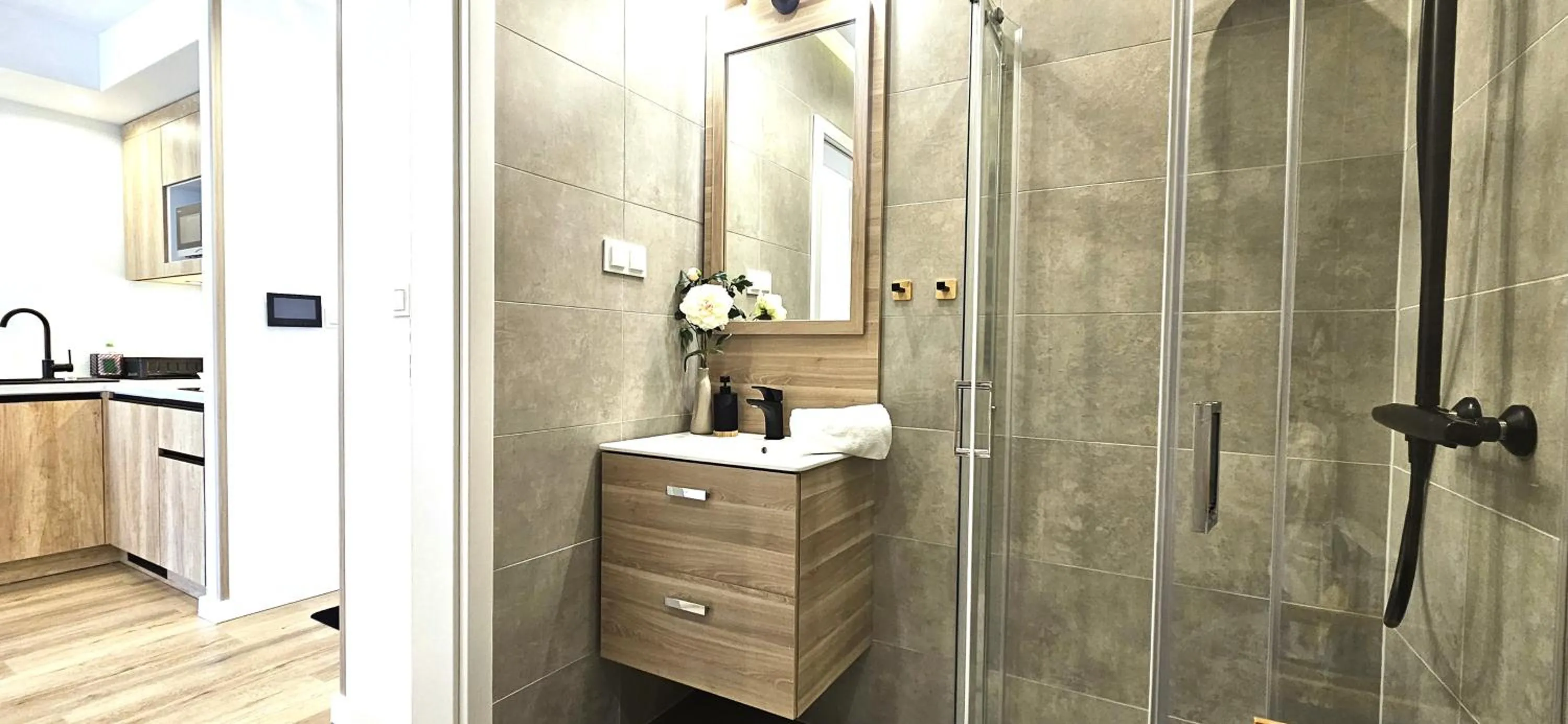 Shower in VIP Apartamenty Zakopianskie