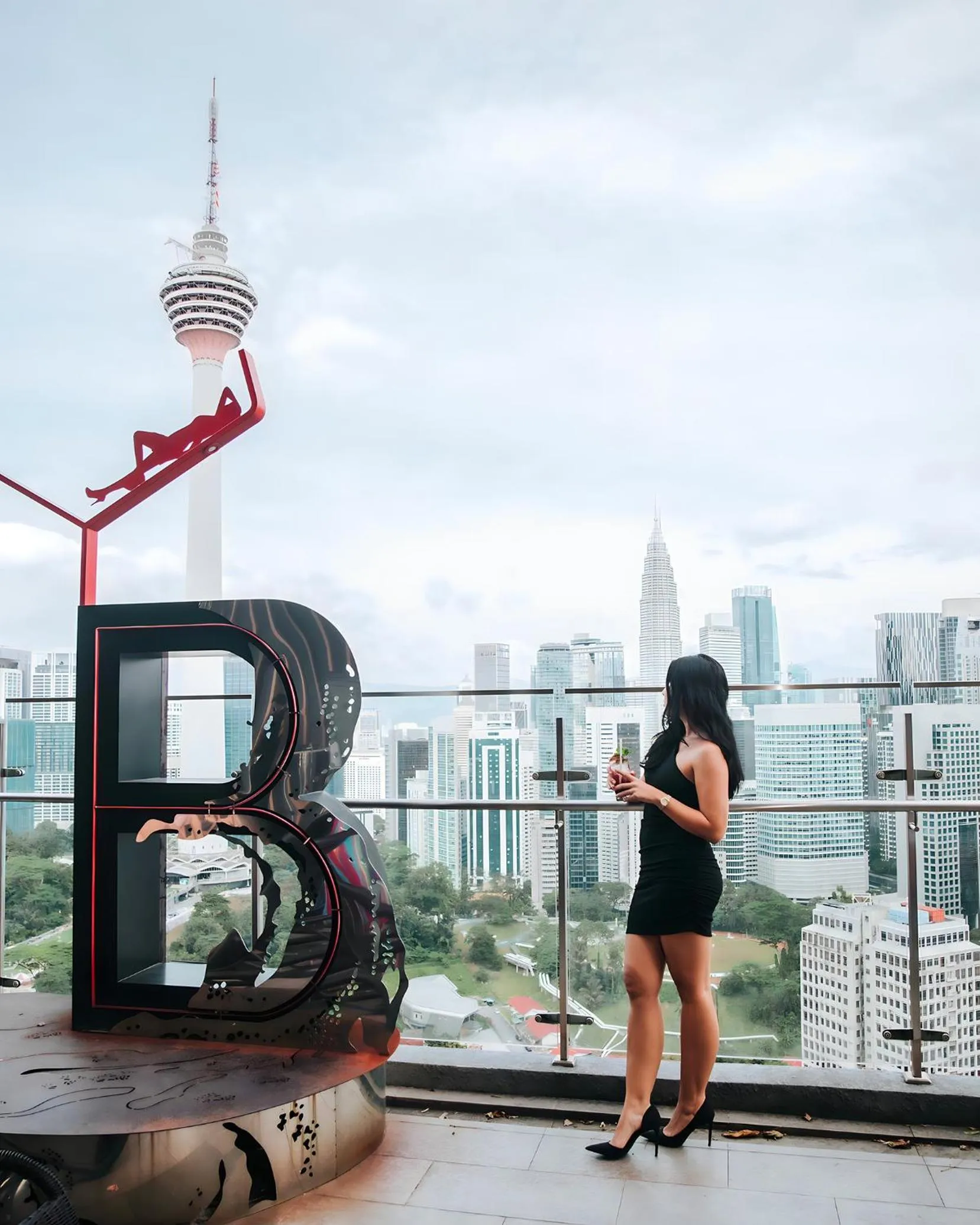 City view in Ceylonz Suite Kuala Lumpur Bukit Bintang