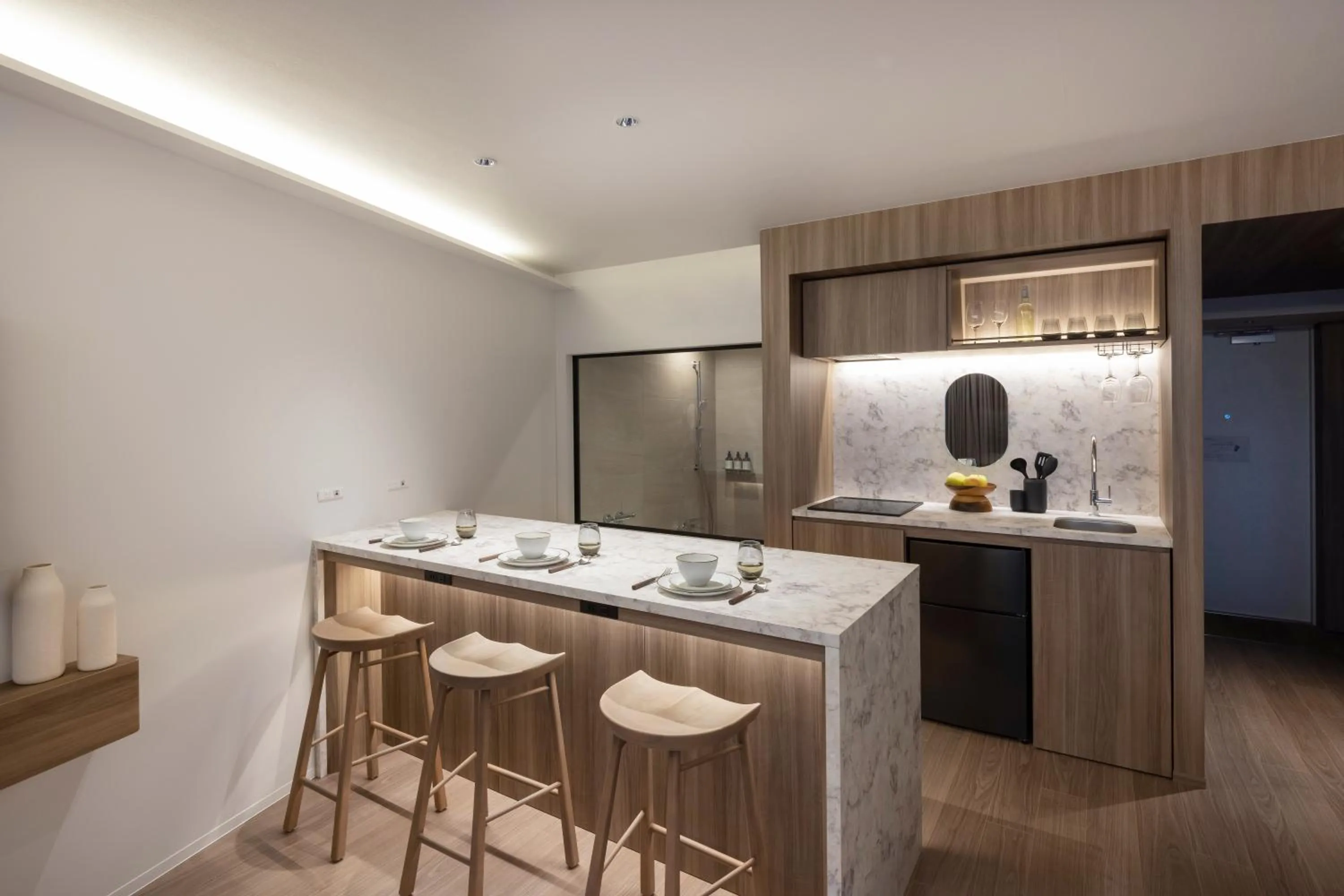 Kitchen or kitchenette in seven x seven Itoshima