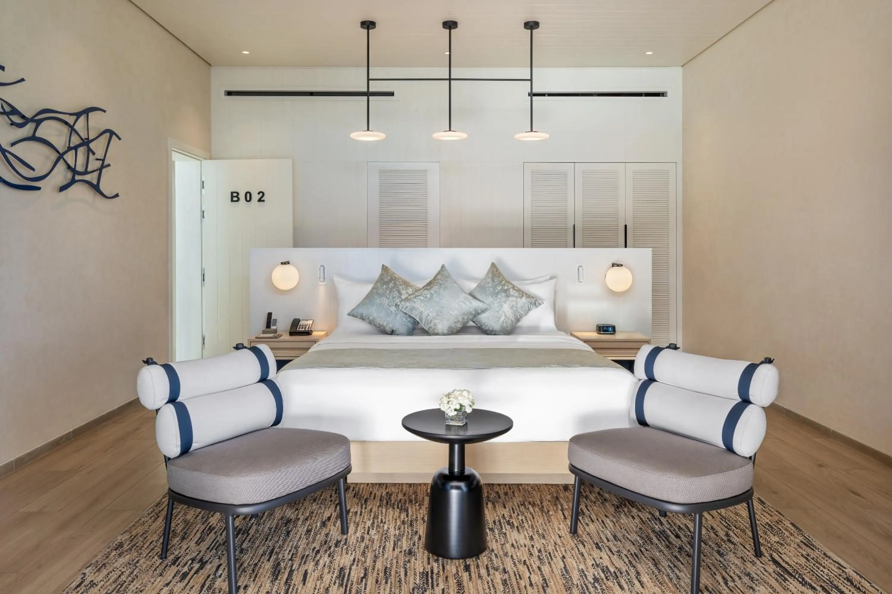 Seating area in Bab Al Nojoum Hudayriyat Villas