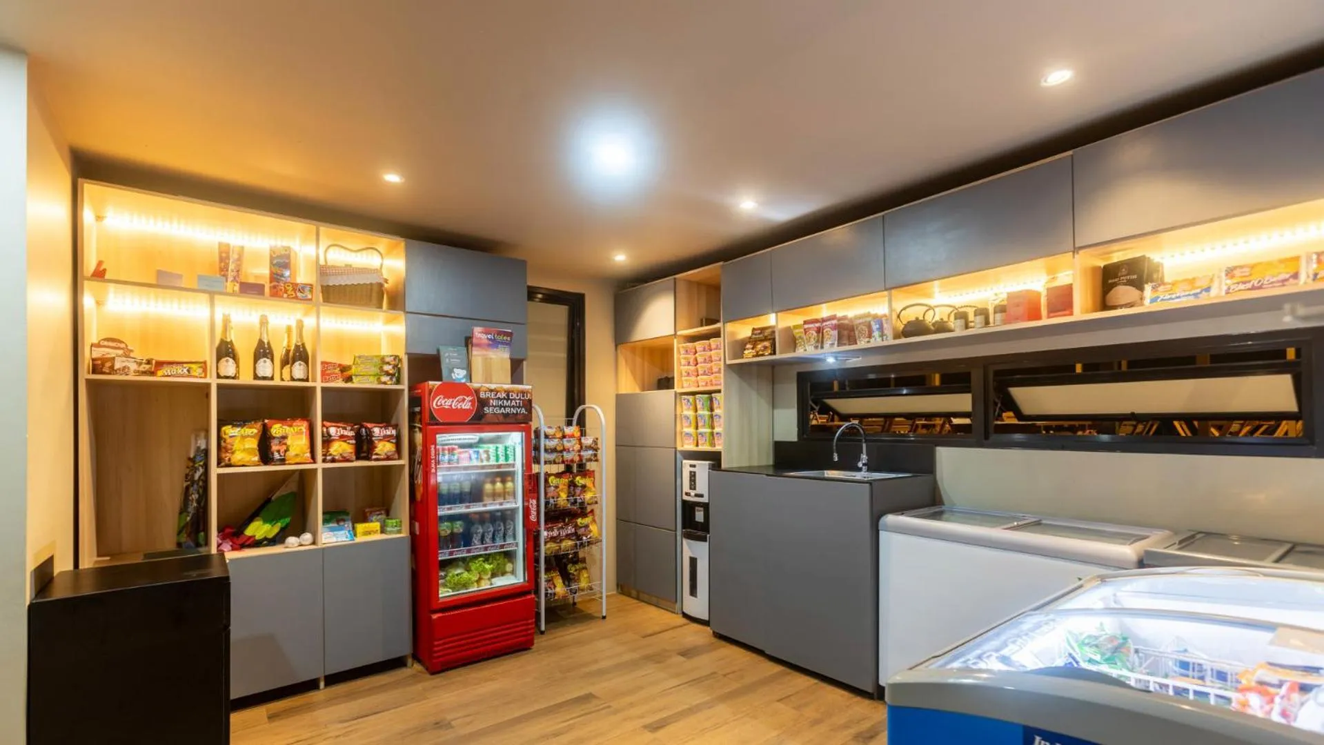 Bed in Bobocabin Bunaken Hills, Manado