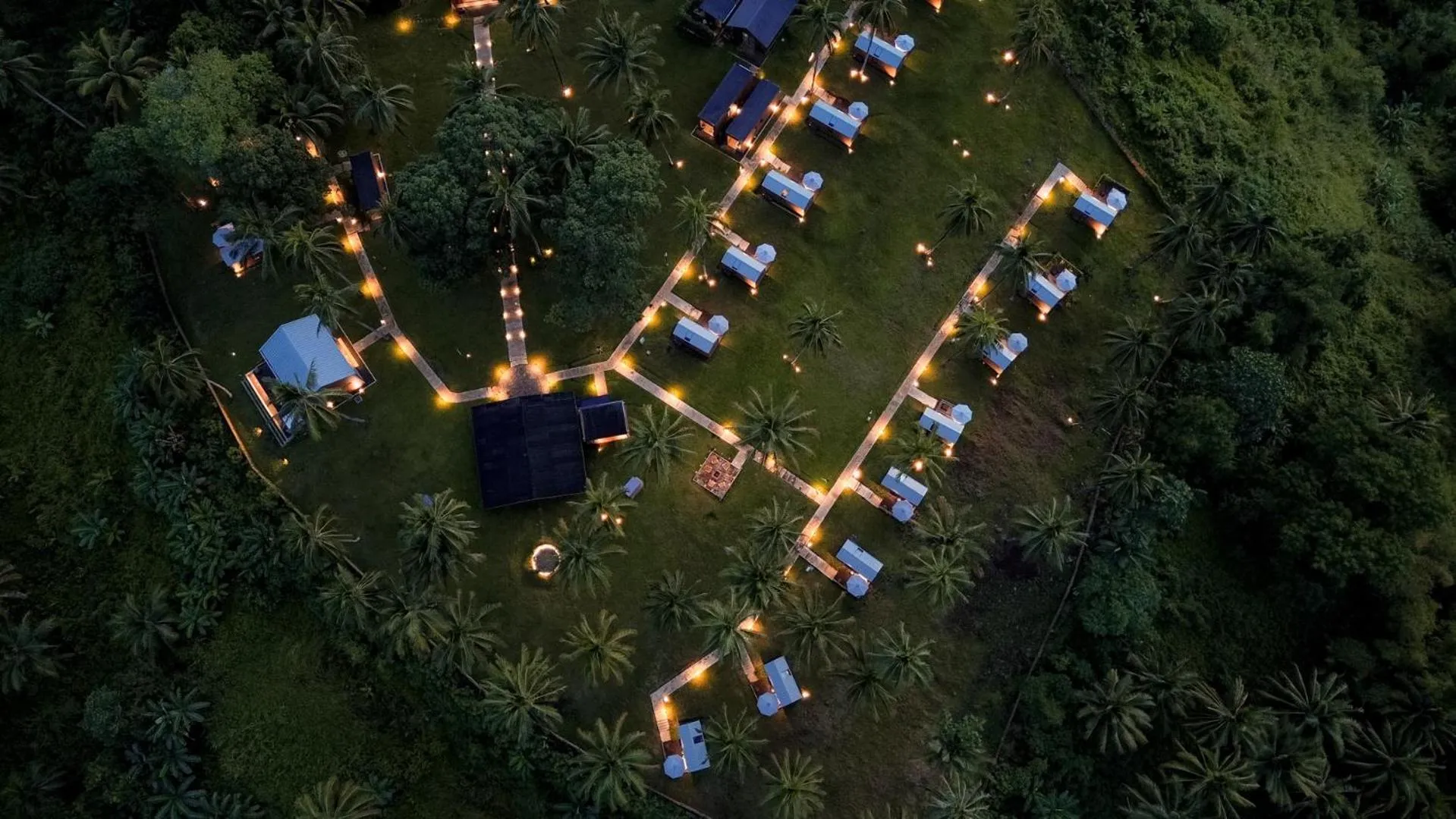 Bird's eye view in Bobocabin Bunaken Hills, Manado