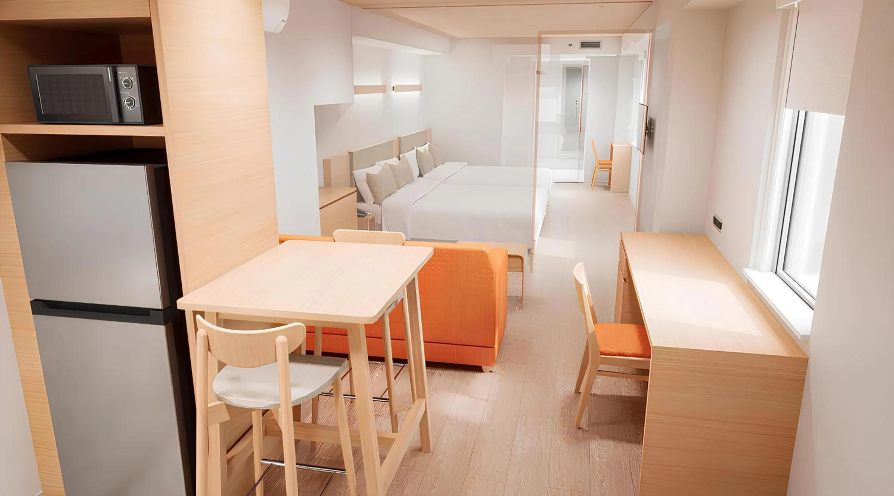 Bed in Nishitetsu Hotel Croom Bangkok Silom