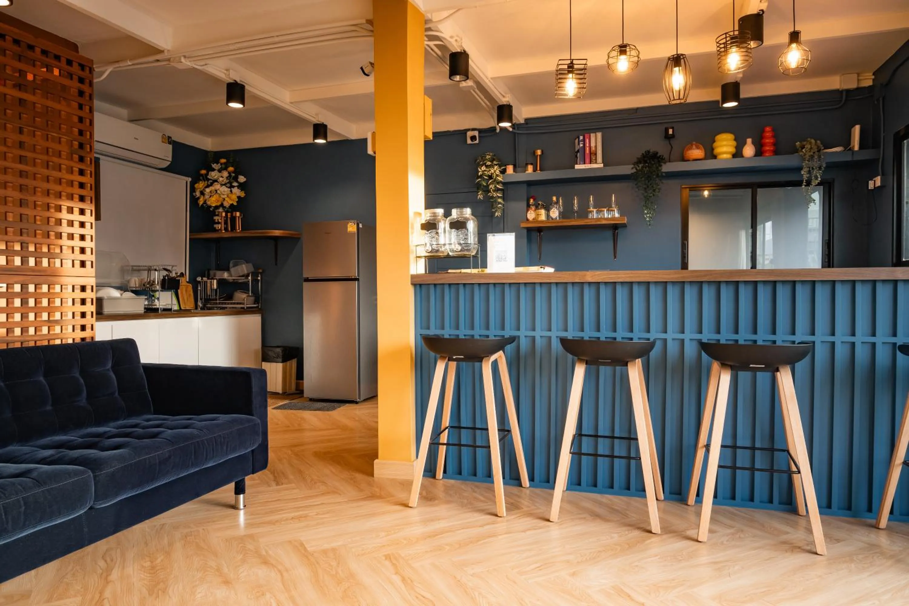 Living room in Ti Thong Hostel