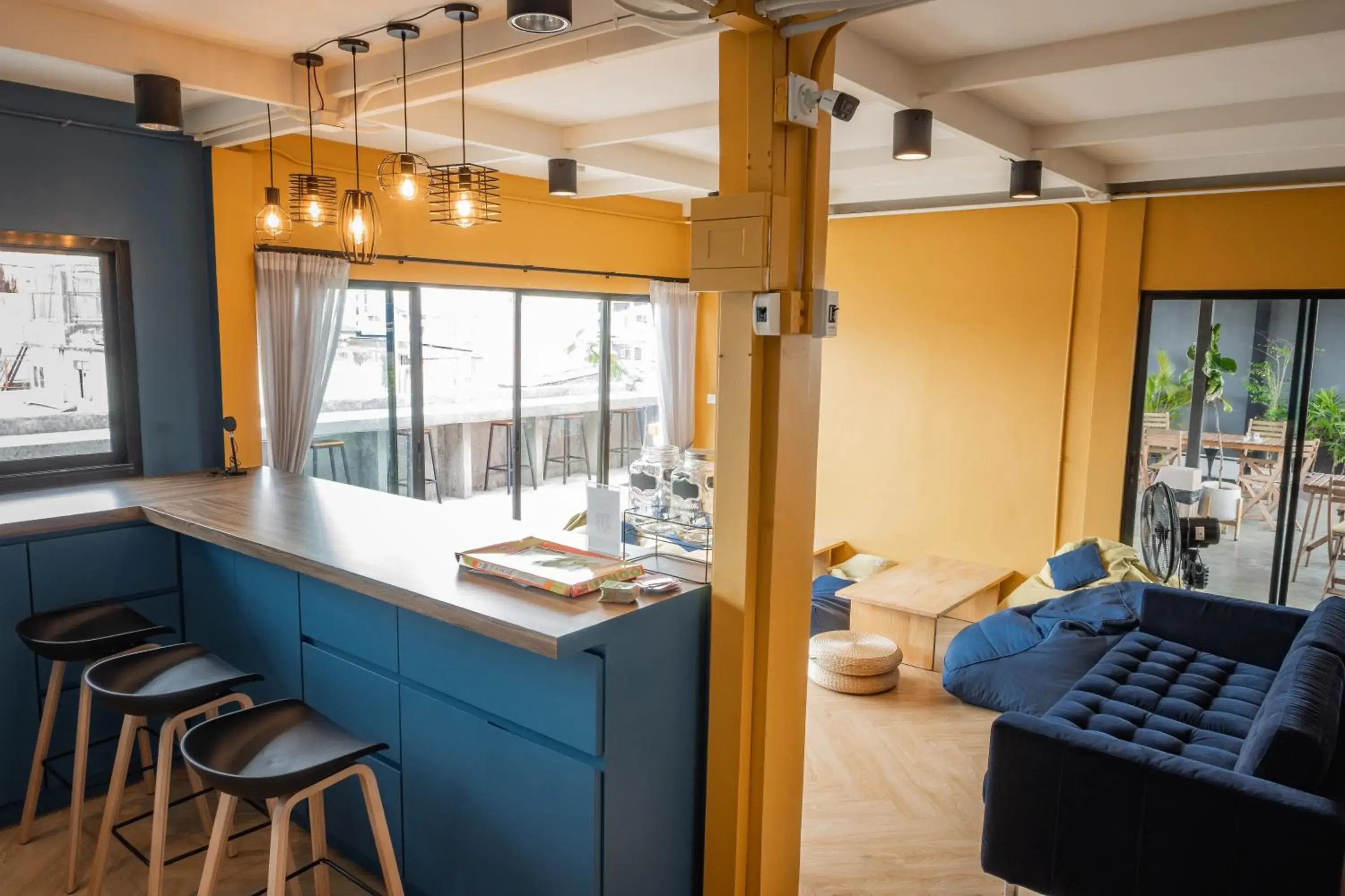 Living room in Ti Thong Hostel Living room in Ti Thong Hostel