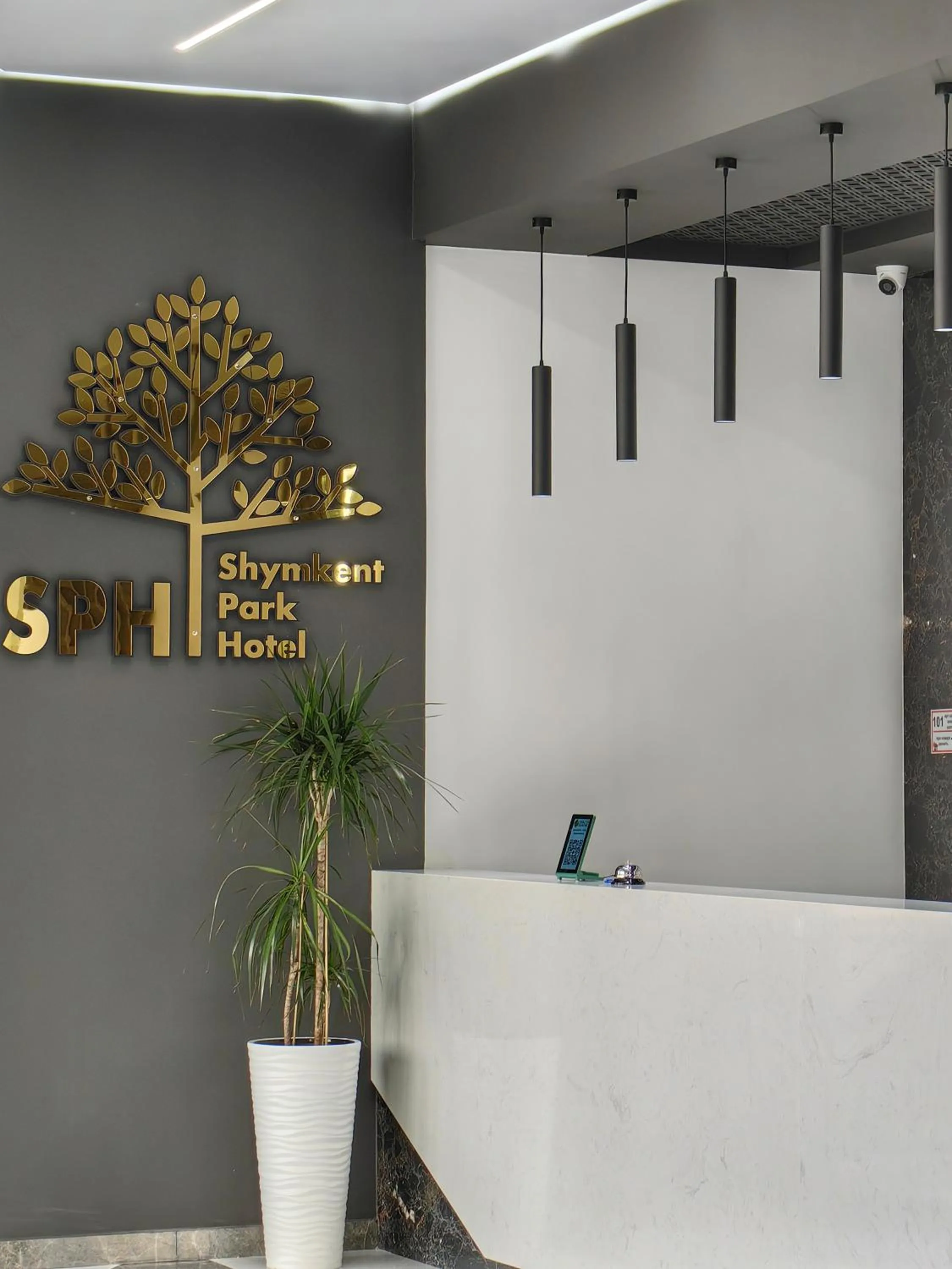 Lobby or reception in Shymkent Park Hotel