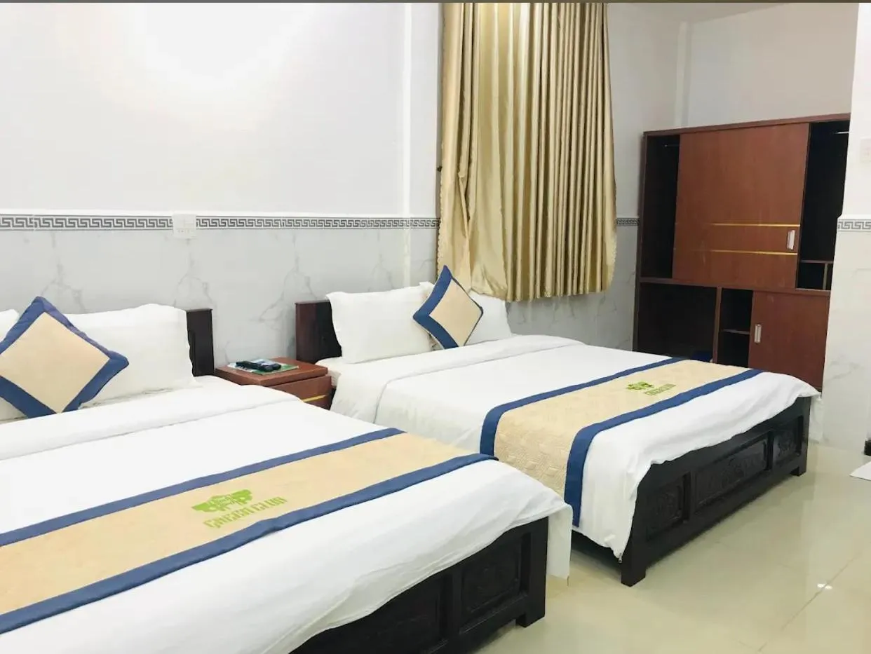 Bed in Cao Lanh Hotel