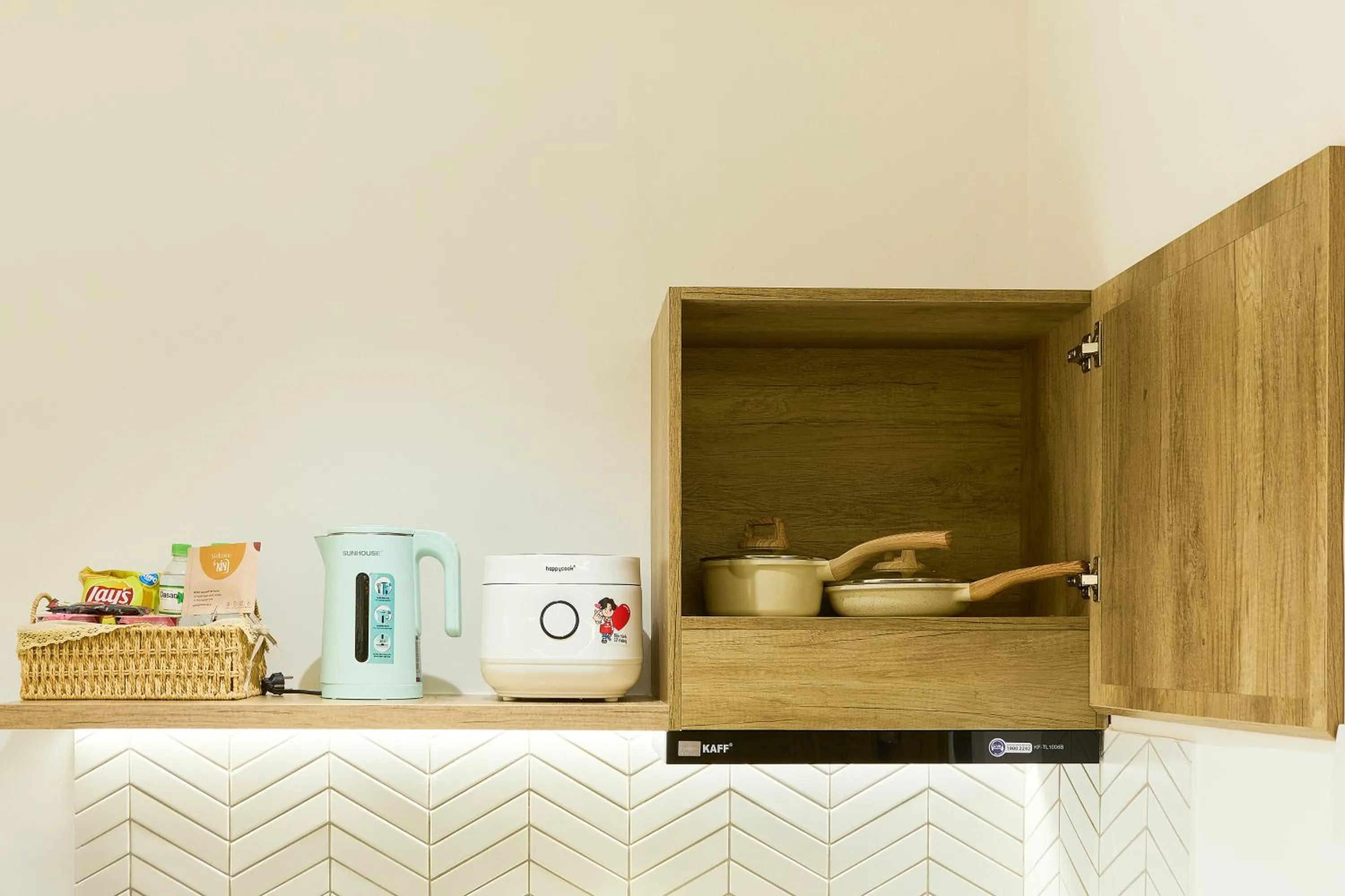 Kitchen or kitchenette in Kin Wander Trung Sơn