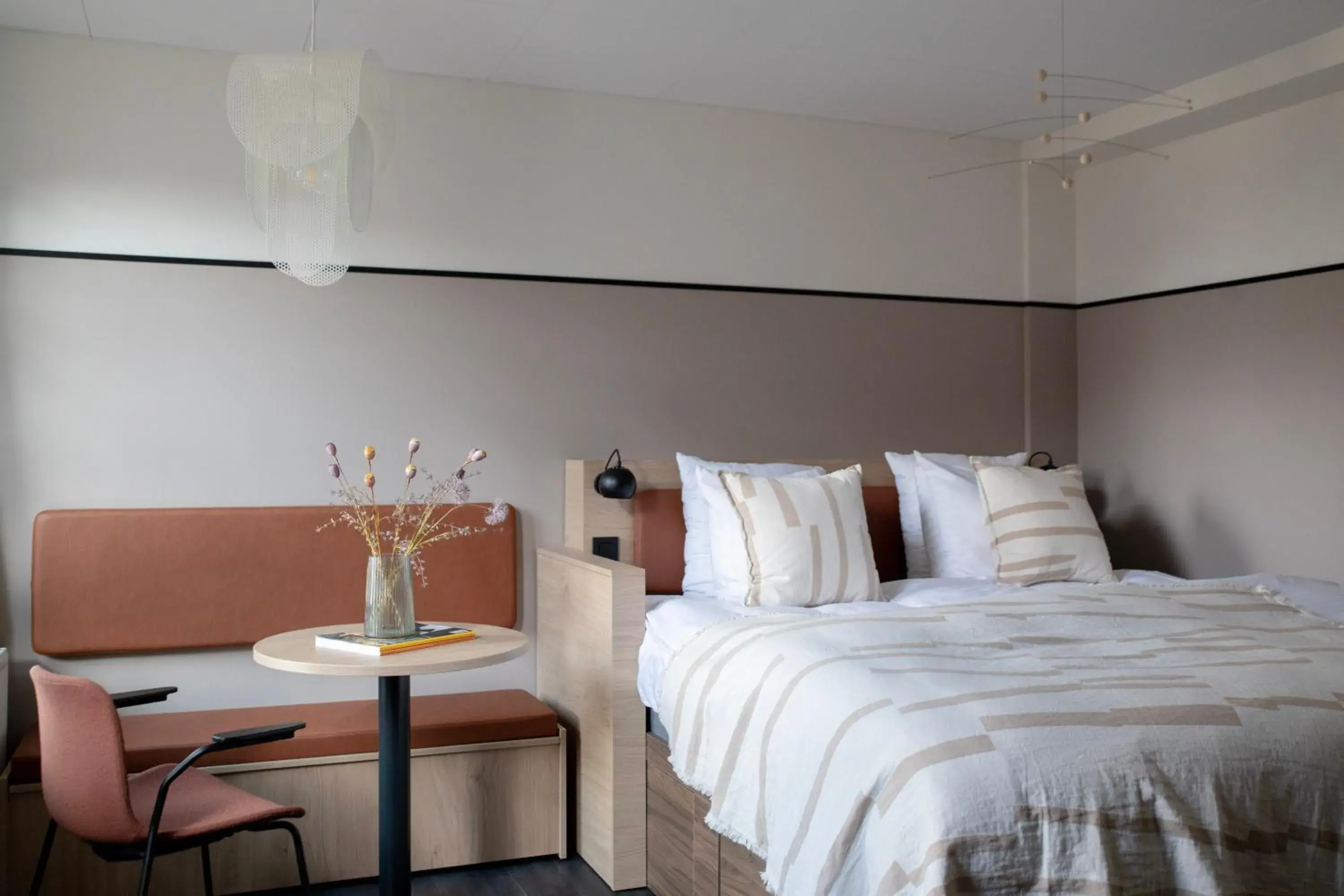 Bed in Bob W Østerbro Copenhagen Bed in Bob W Østerbro Copenhagen