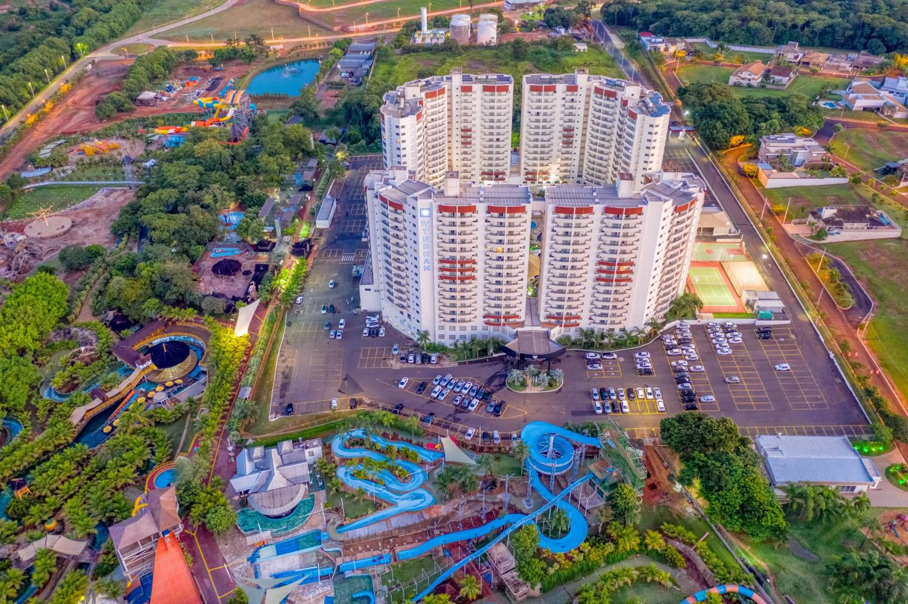 Bird's eye view in Wyndham Olímpia Royal Hotels