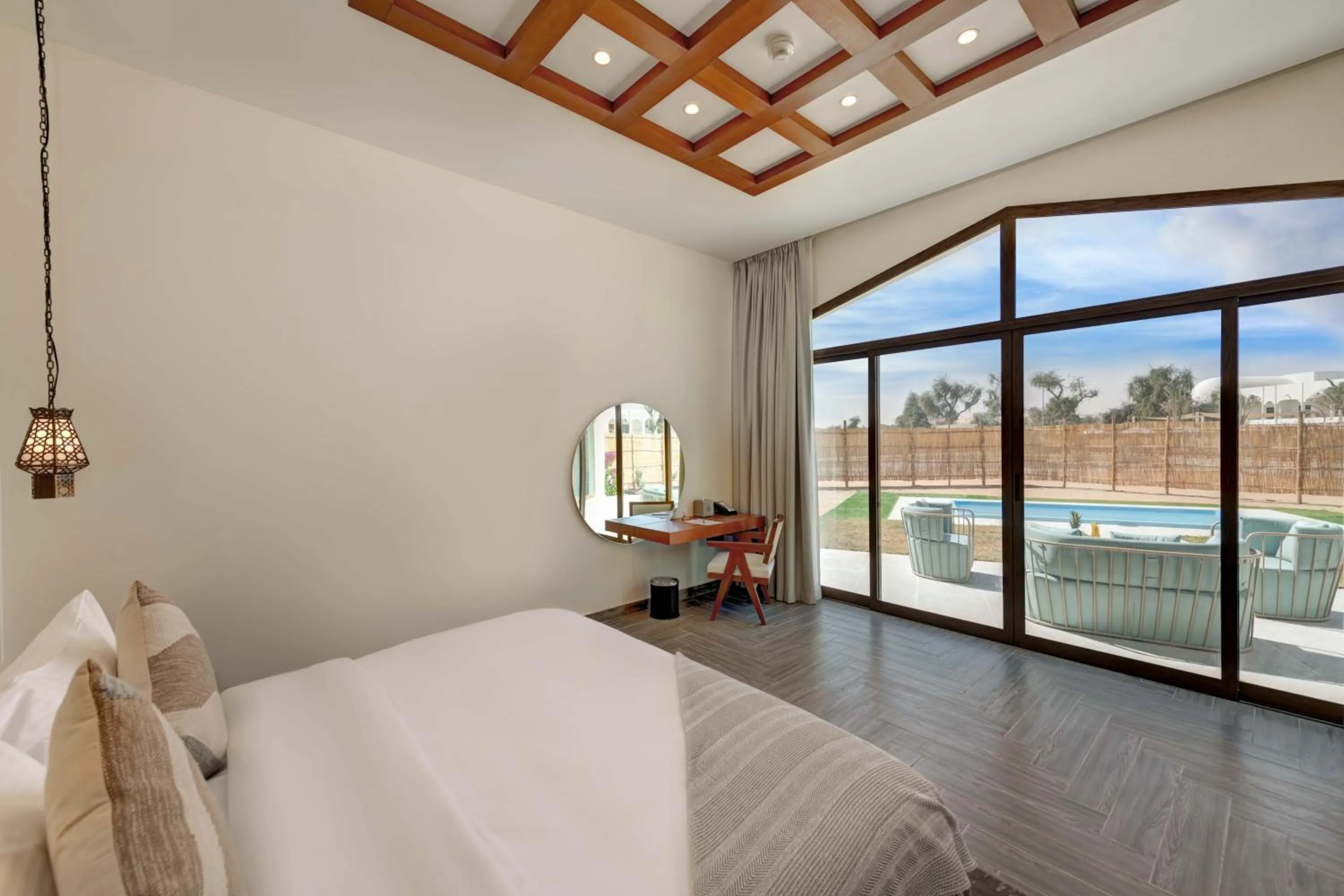 Bedroom, Bed in Western Hotel Liwa