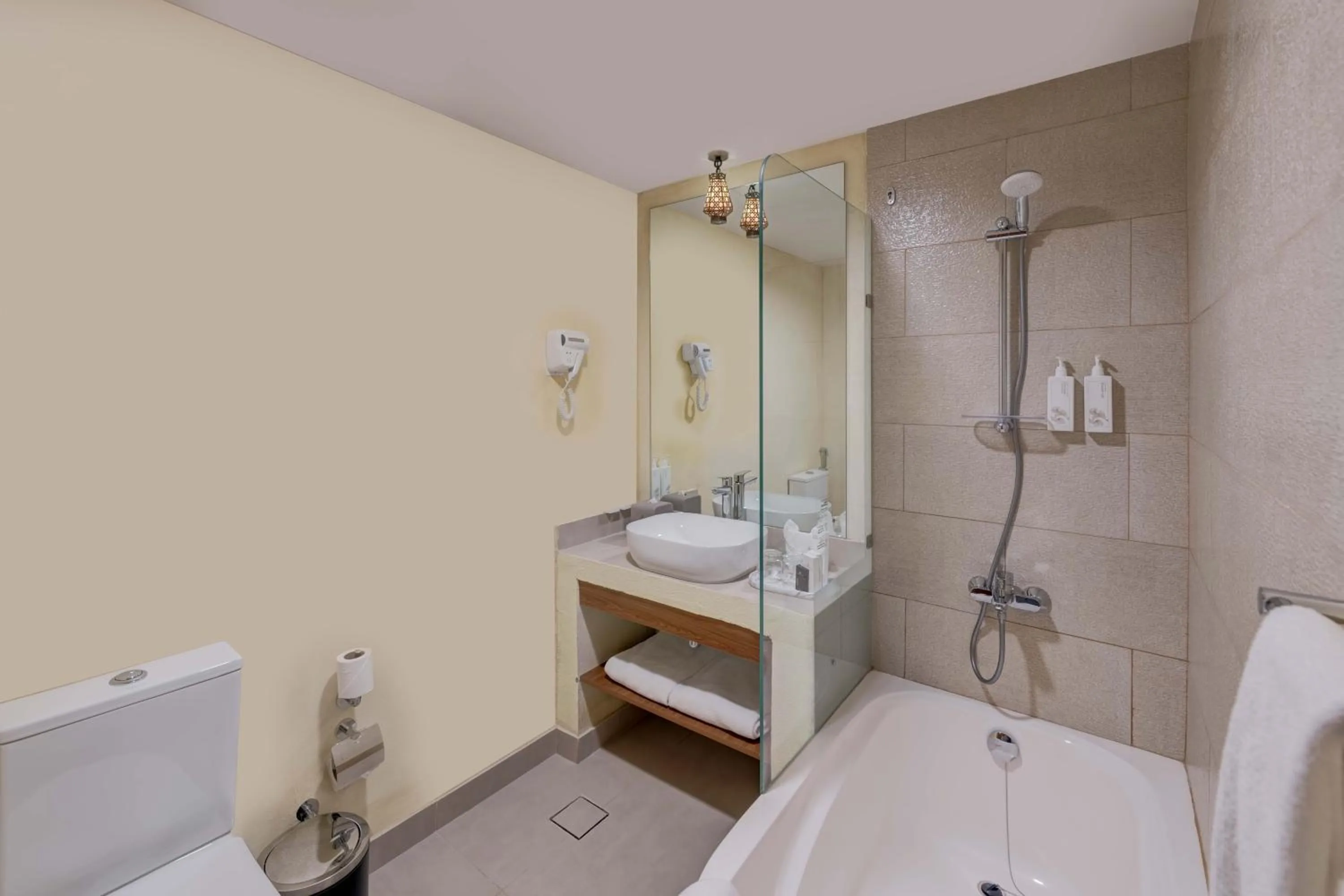 Shower in Western Hotel Liwa