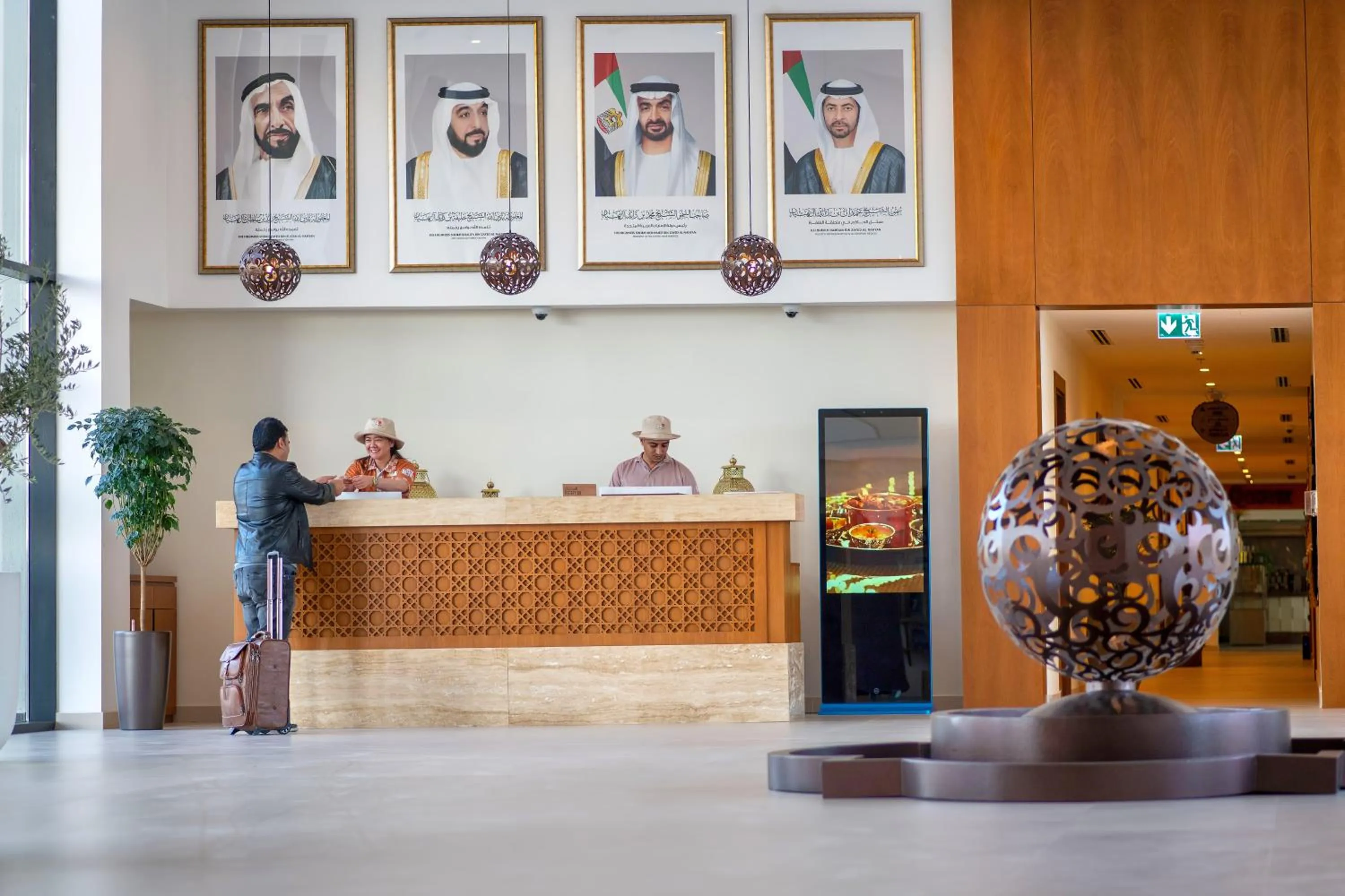 People in Western Hotel Liwa