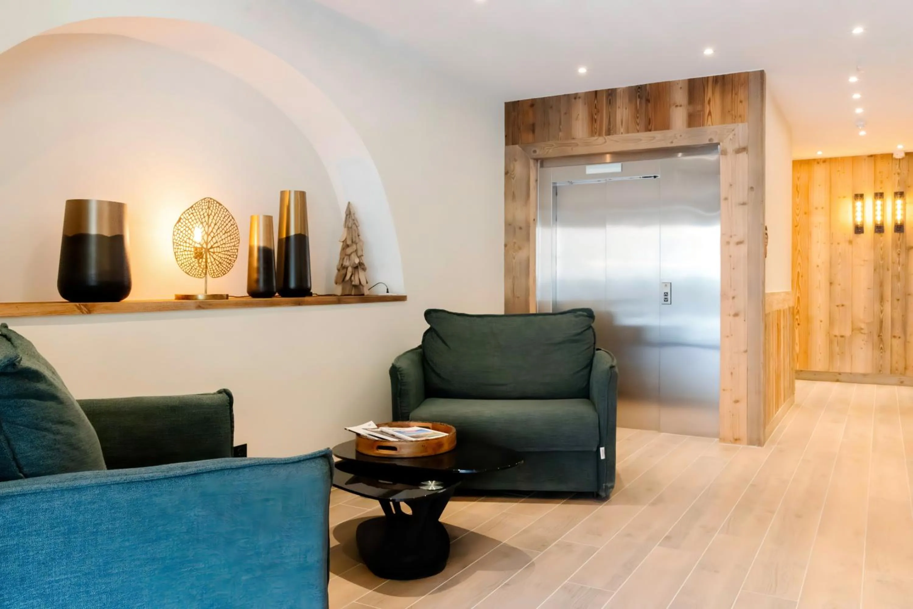 Lobby or reception in Hostellerie du Petit Saint Bernard