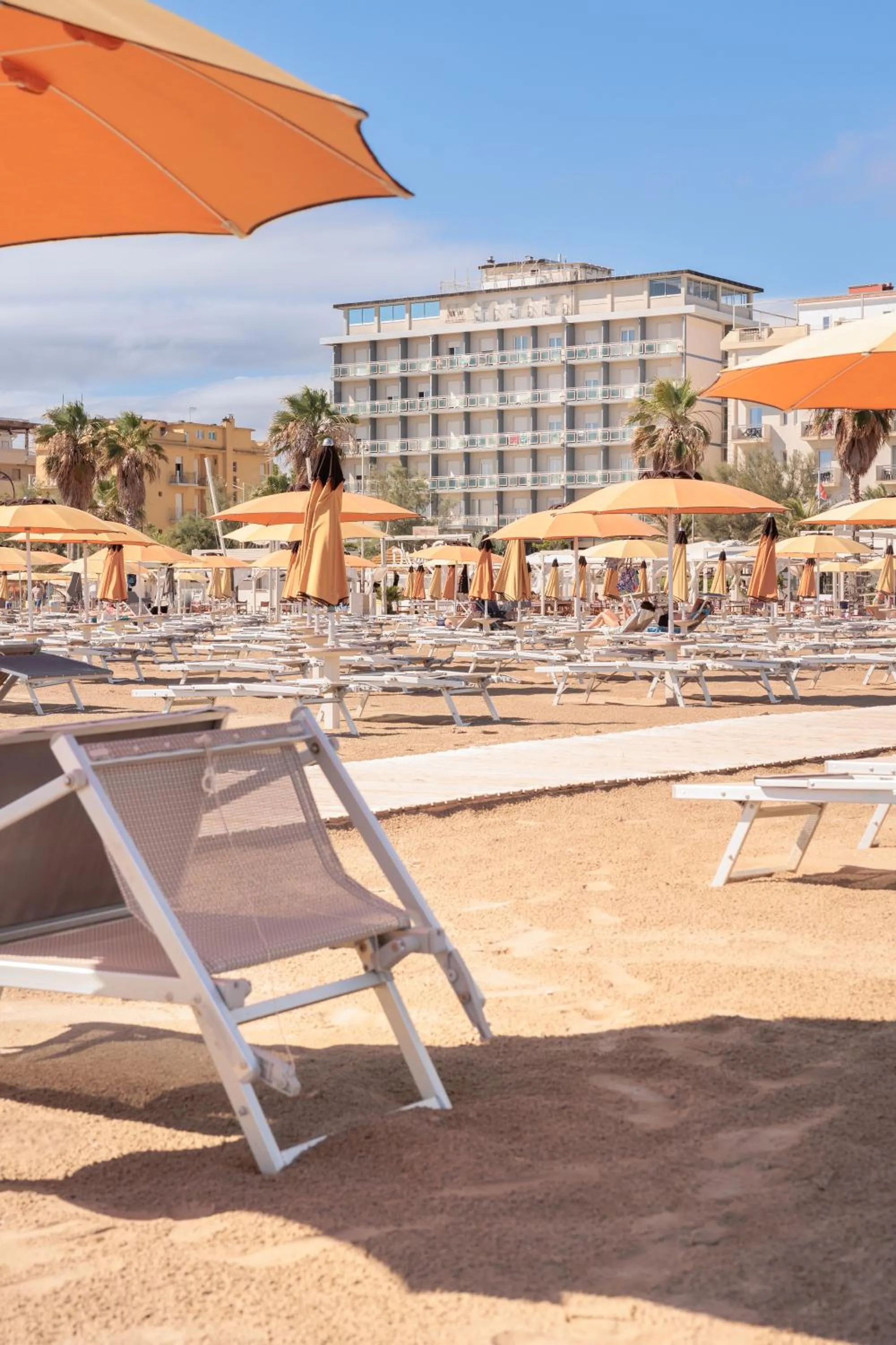 Beach in Hotel Centrale Miramare