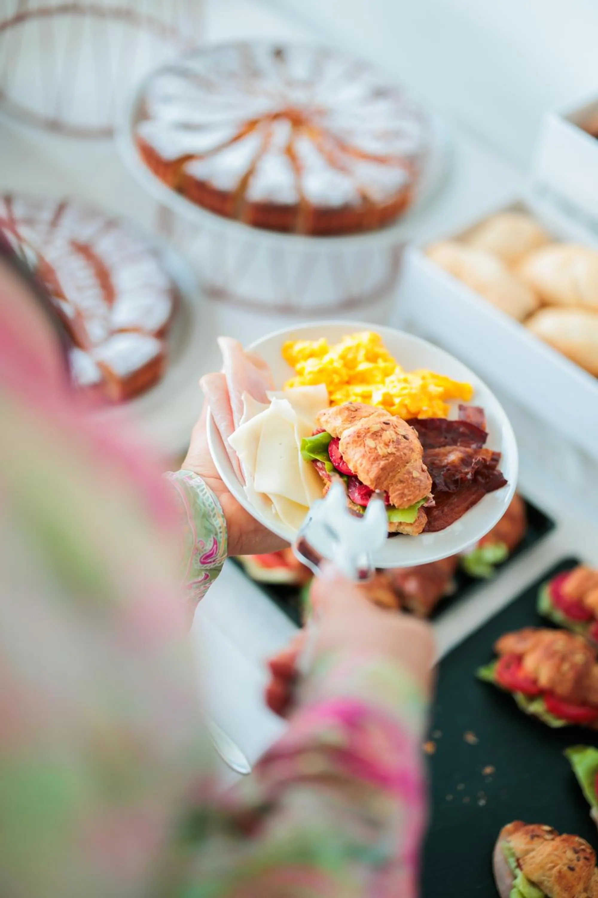 Breakfast in Hotel Centrale Miramare