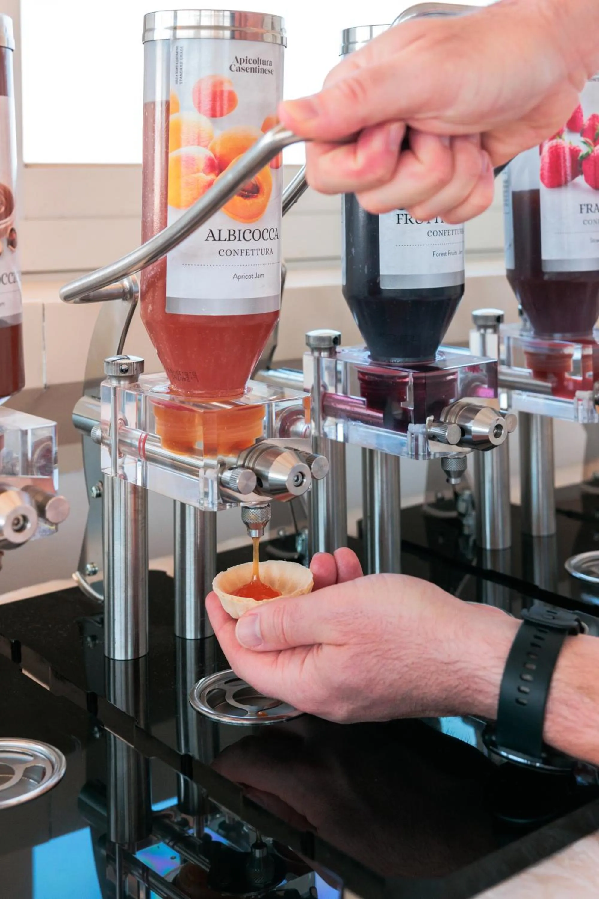 Breakfast in Hotel Centrale Miramare