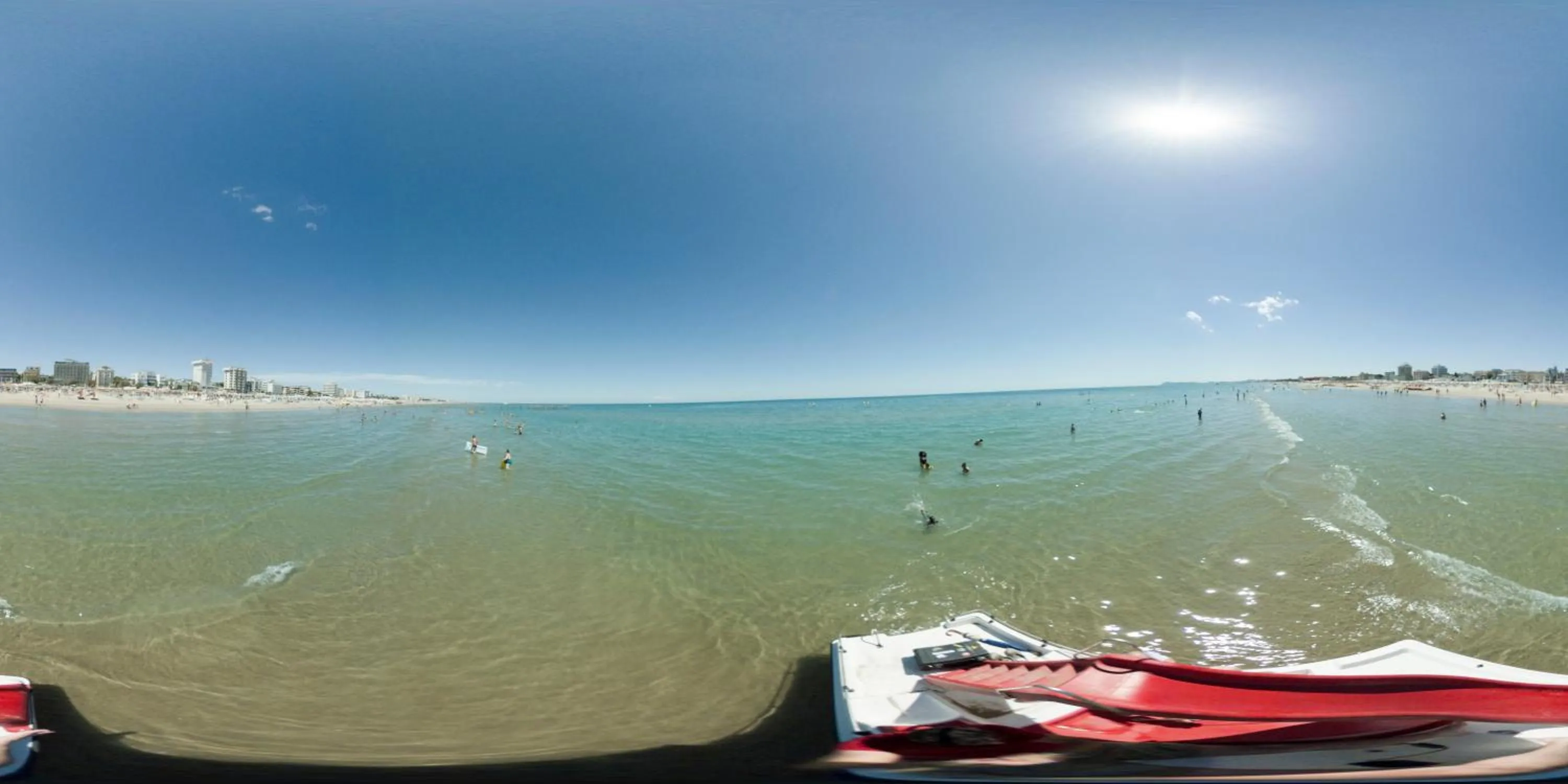 Sea view in Hotel Centrale Miramare