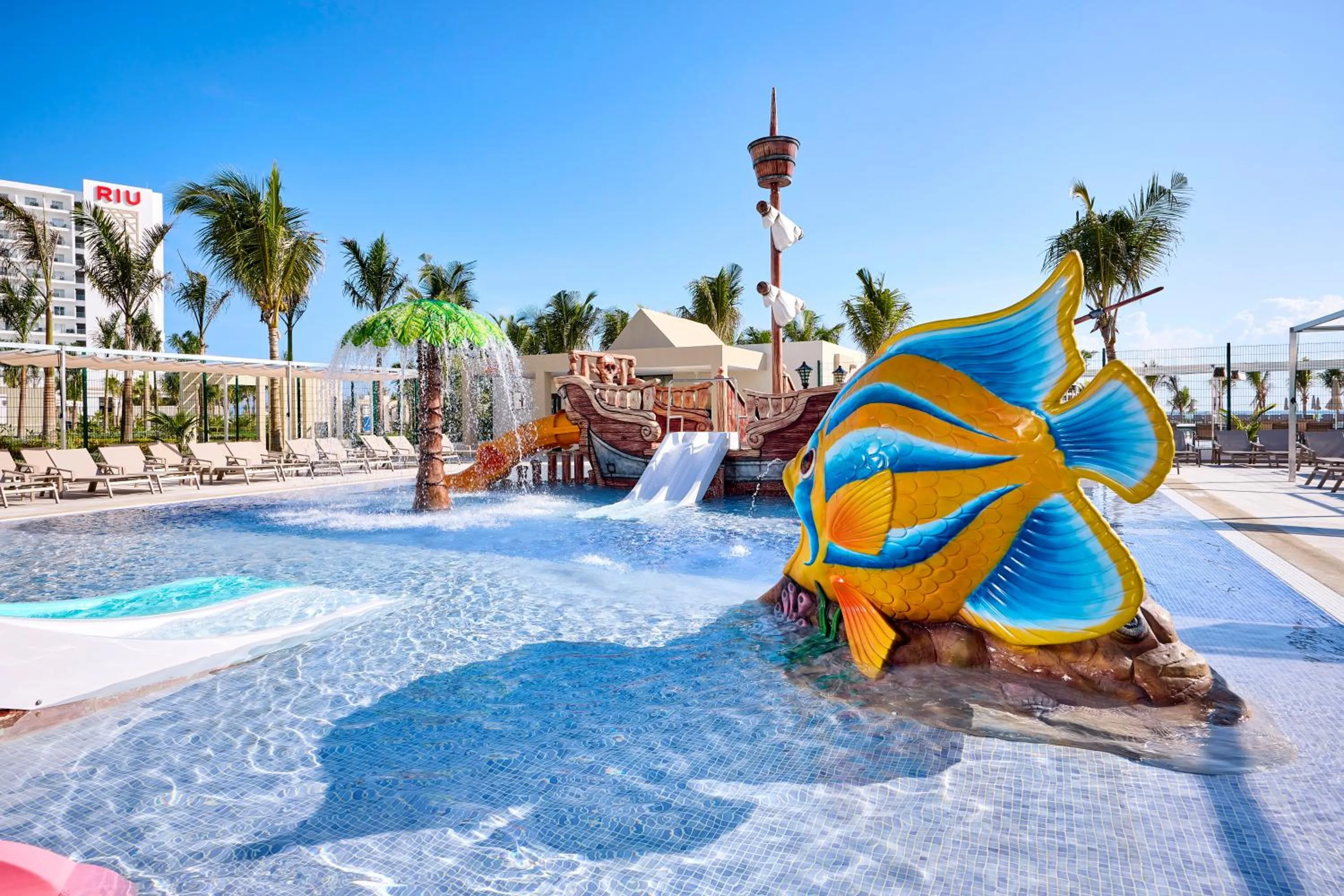 Aqua park in Riu Palace Aquarelle - All Inclusive