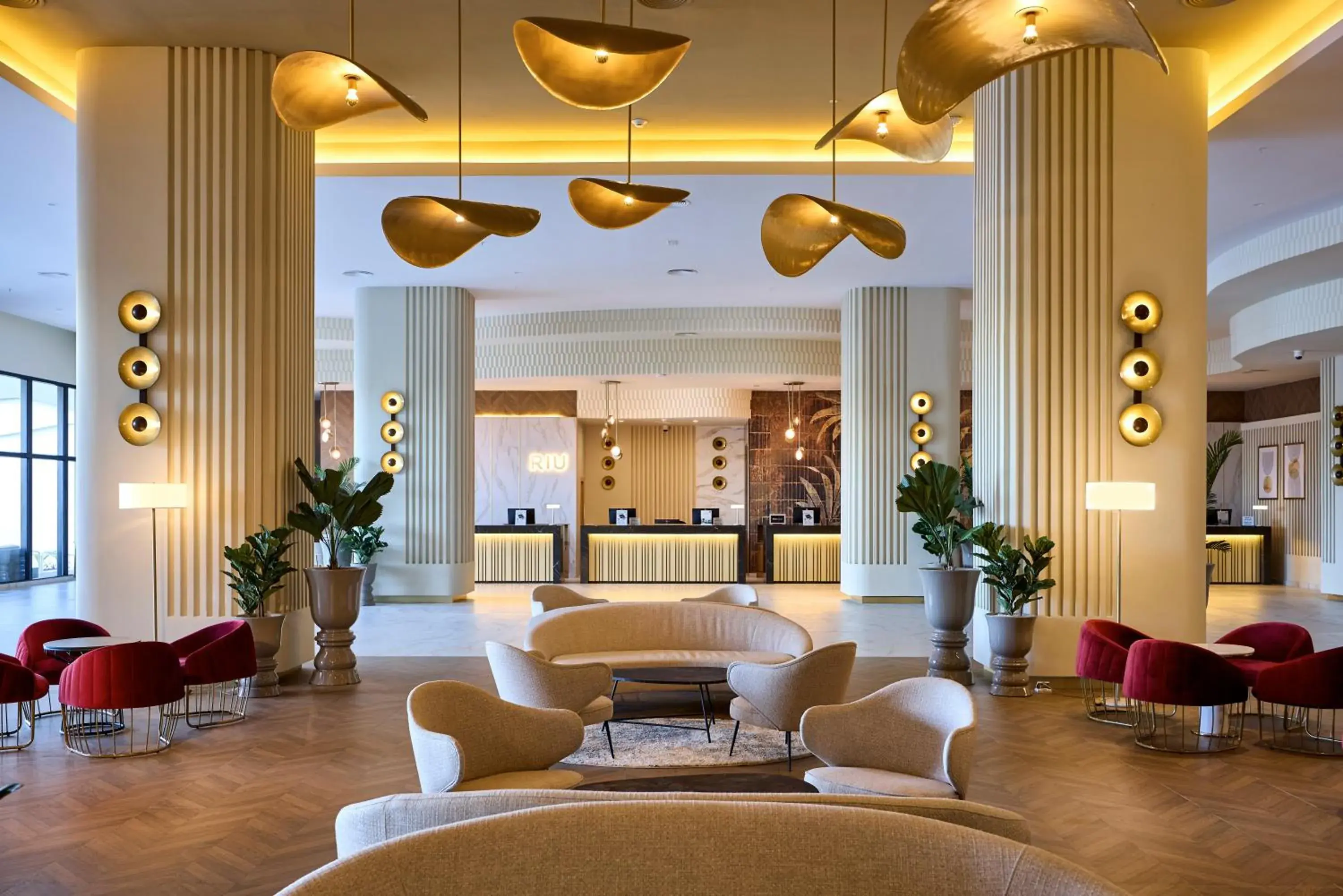Lobby or reception in Riu Palace Aquarelle - All Inclusive Lobby or reception in Riu Palace Aquarelle - All Inclusive