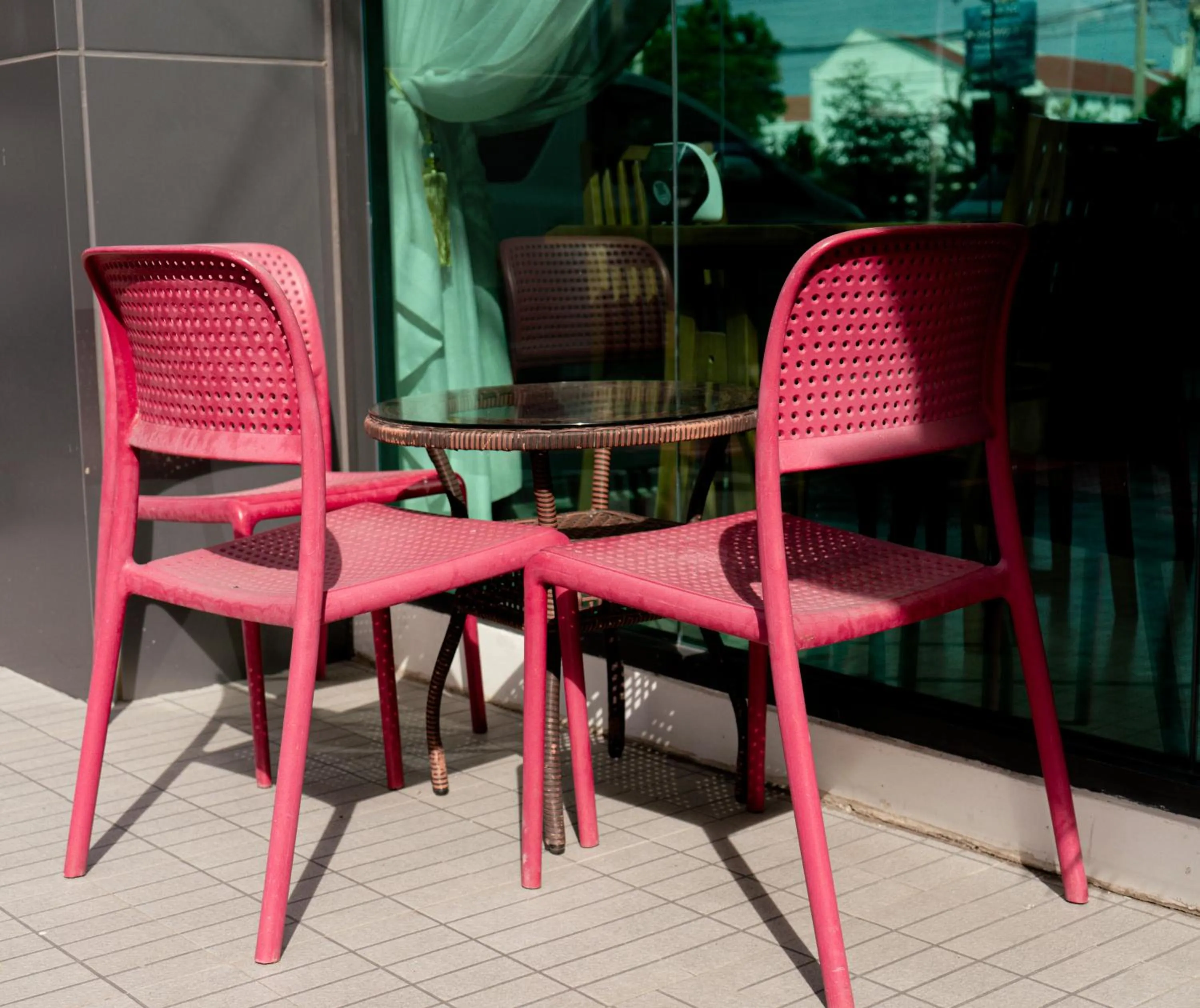 Seating area in V1 boutique hotel