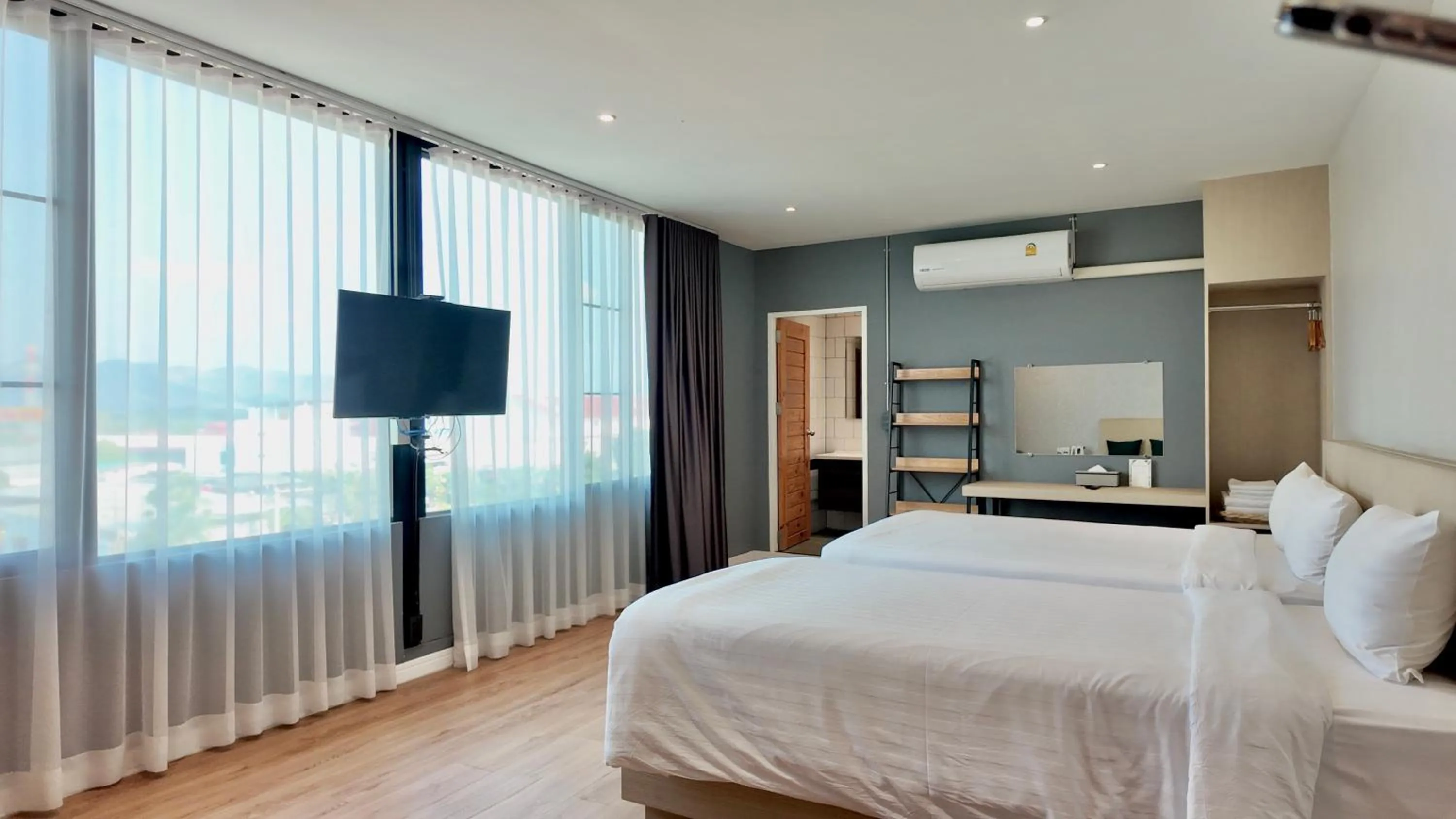 View (from property/room), Bed in V1 boutique hotel