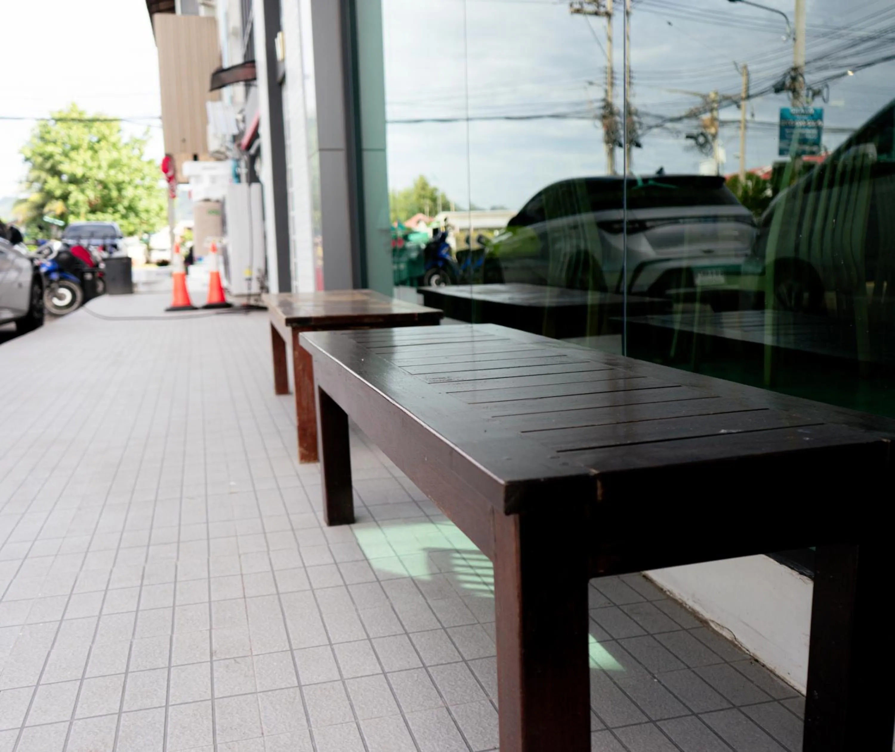 Seating area in V1 boutique hotel