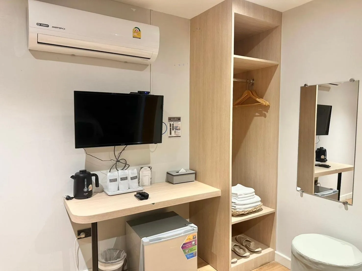 Area and facilities in V1 boutique hotel