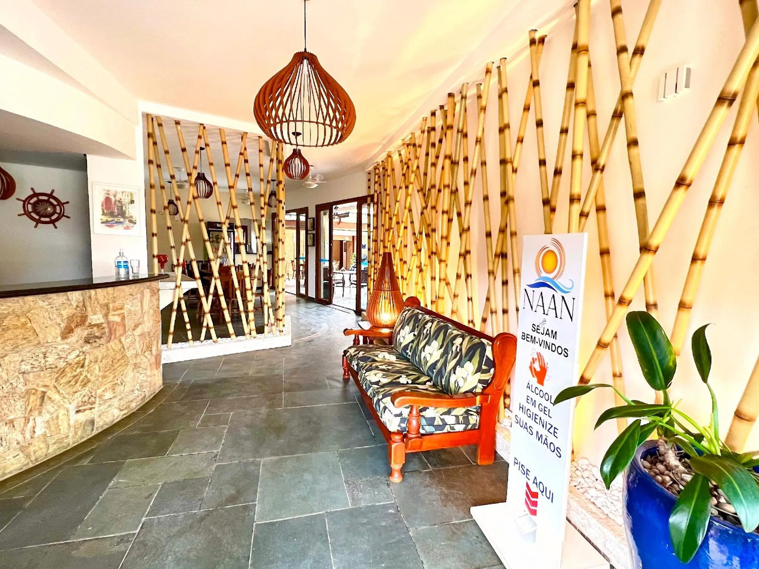 Lobby or reception in Pousada NAAN Lázaro Ubatuba