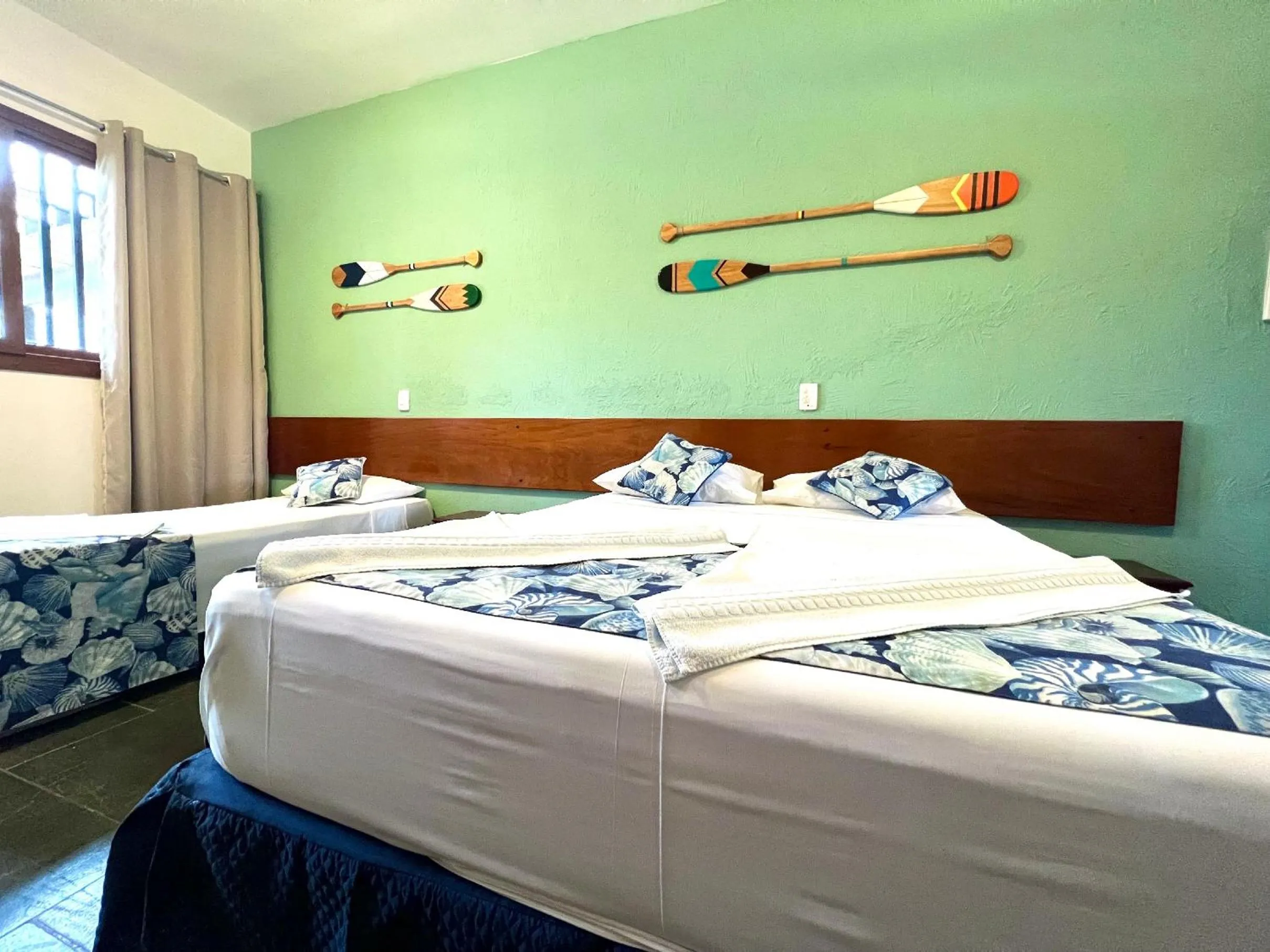 Bed in Pousada NAAN Lázaro Ubatuba