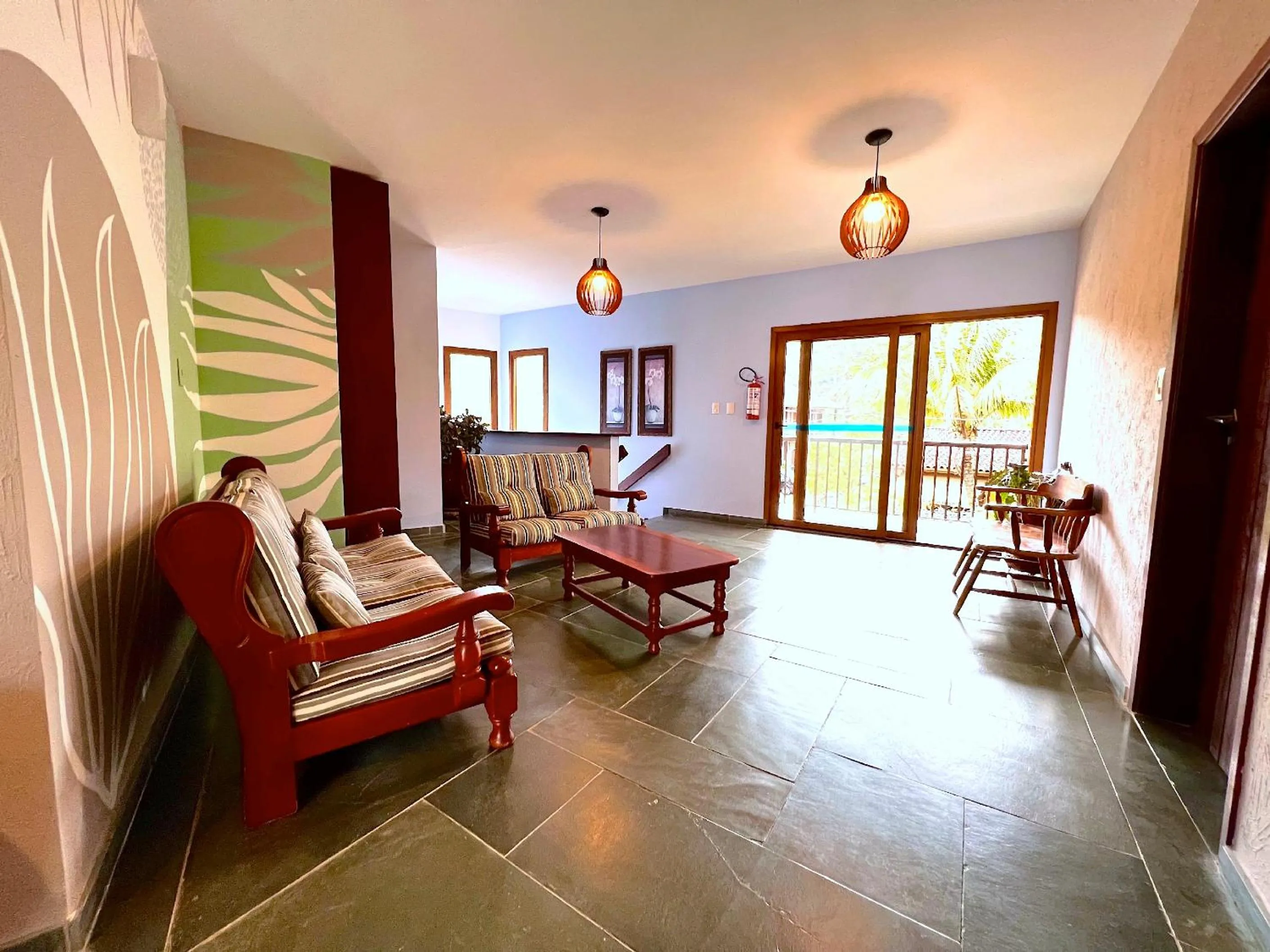Living room in Pousada NAAN Lázaro Ubatuba