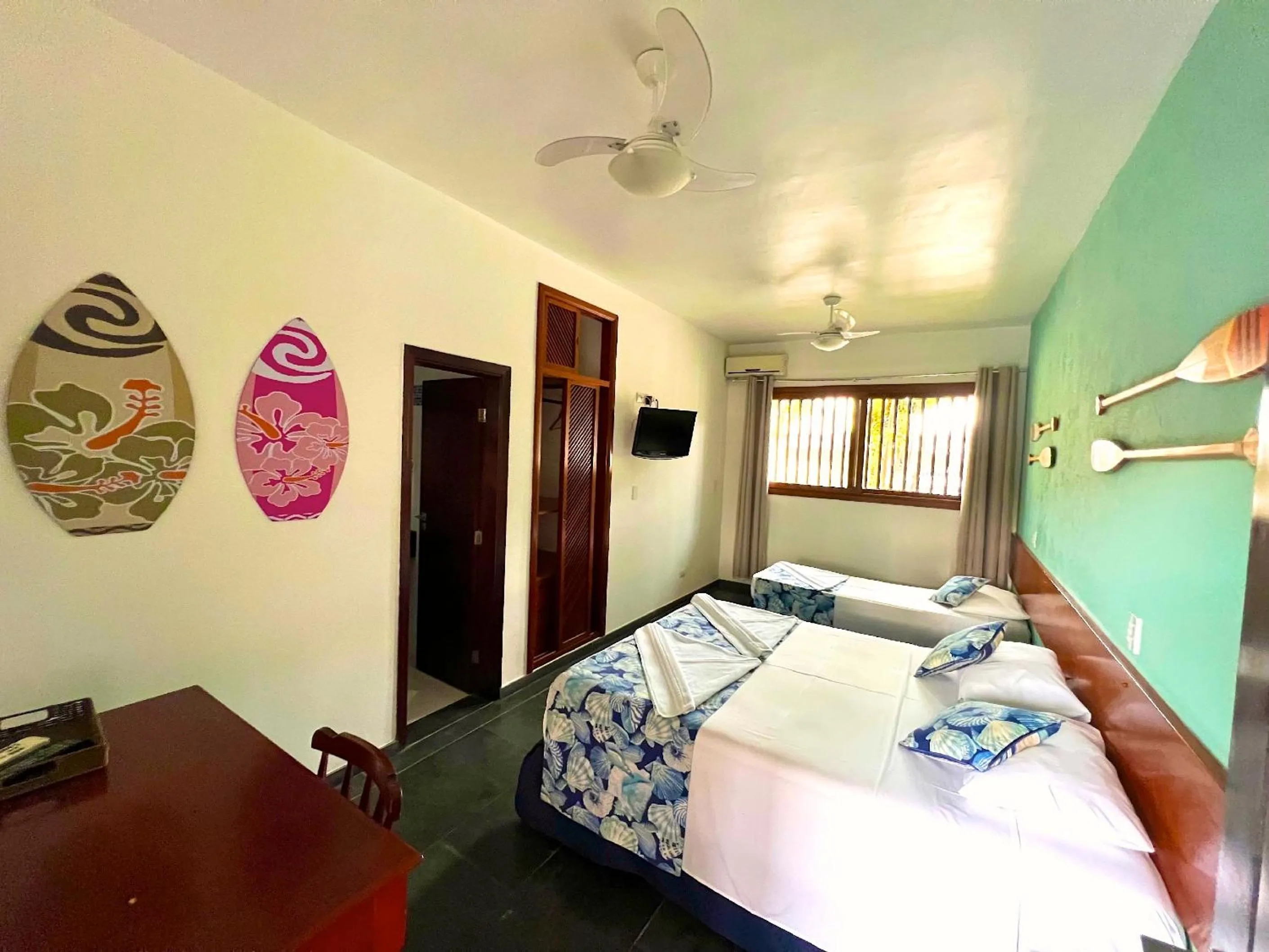 Bed in Pousada NAAN Lázaro Ubatuba