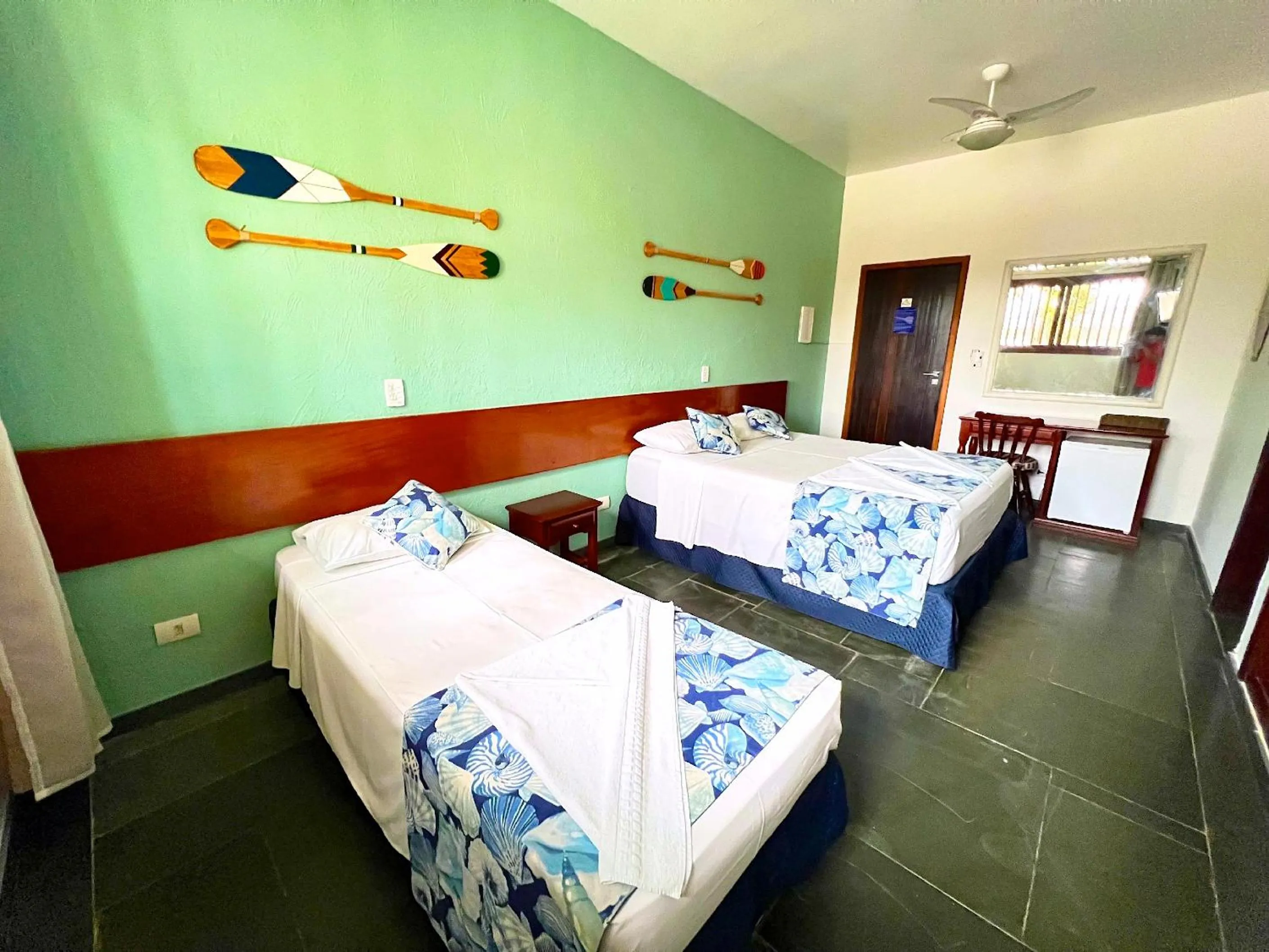 Bed in Pousada NAAN Lázaro Ubatuba