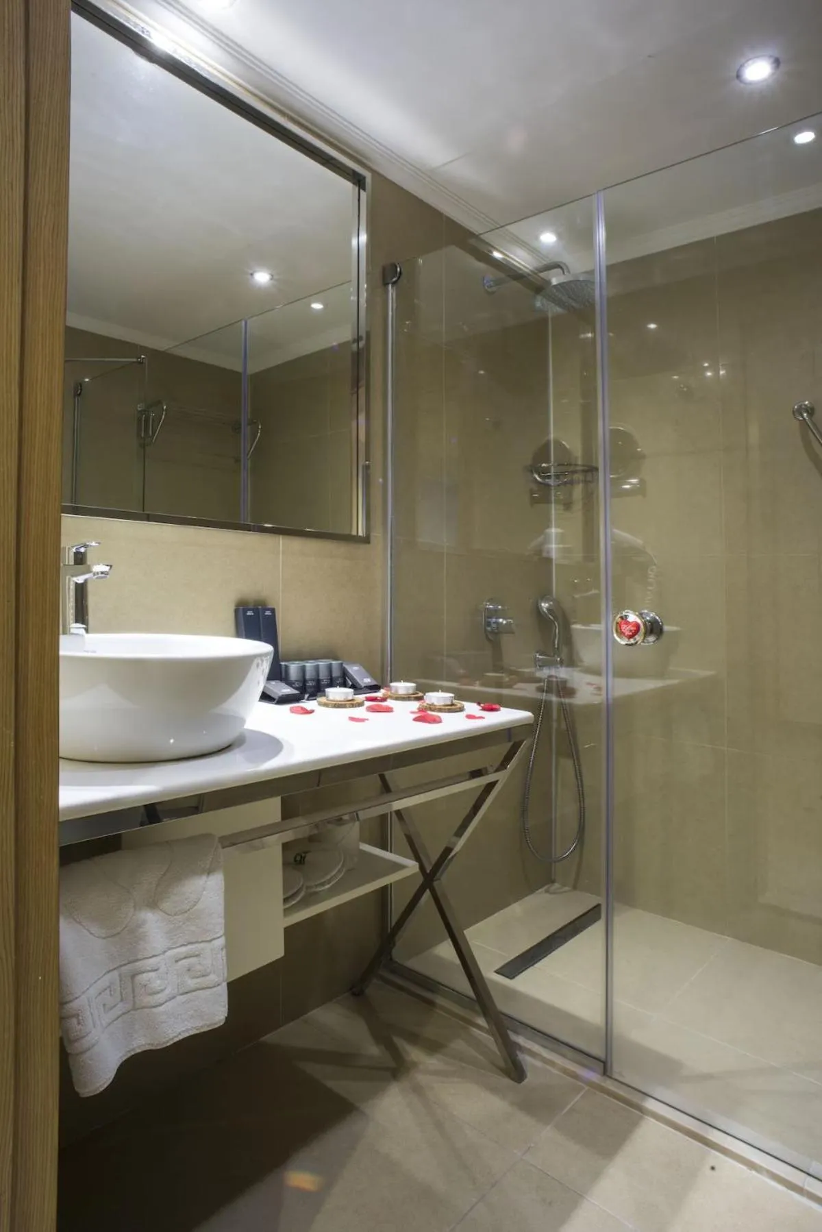 Shower in Aurasia Design Hotel