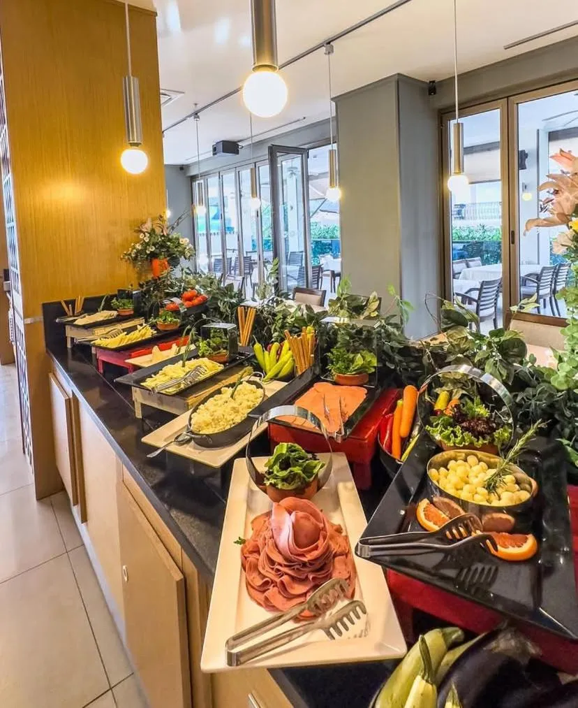 Buffet breakfast in Aurasia Design Hotel