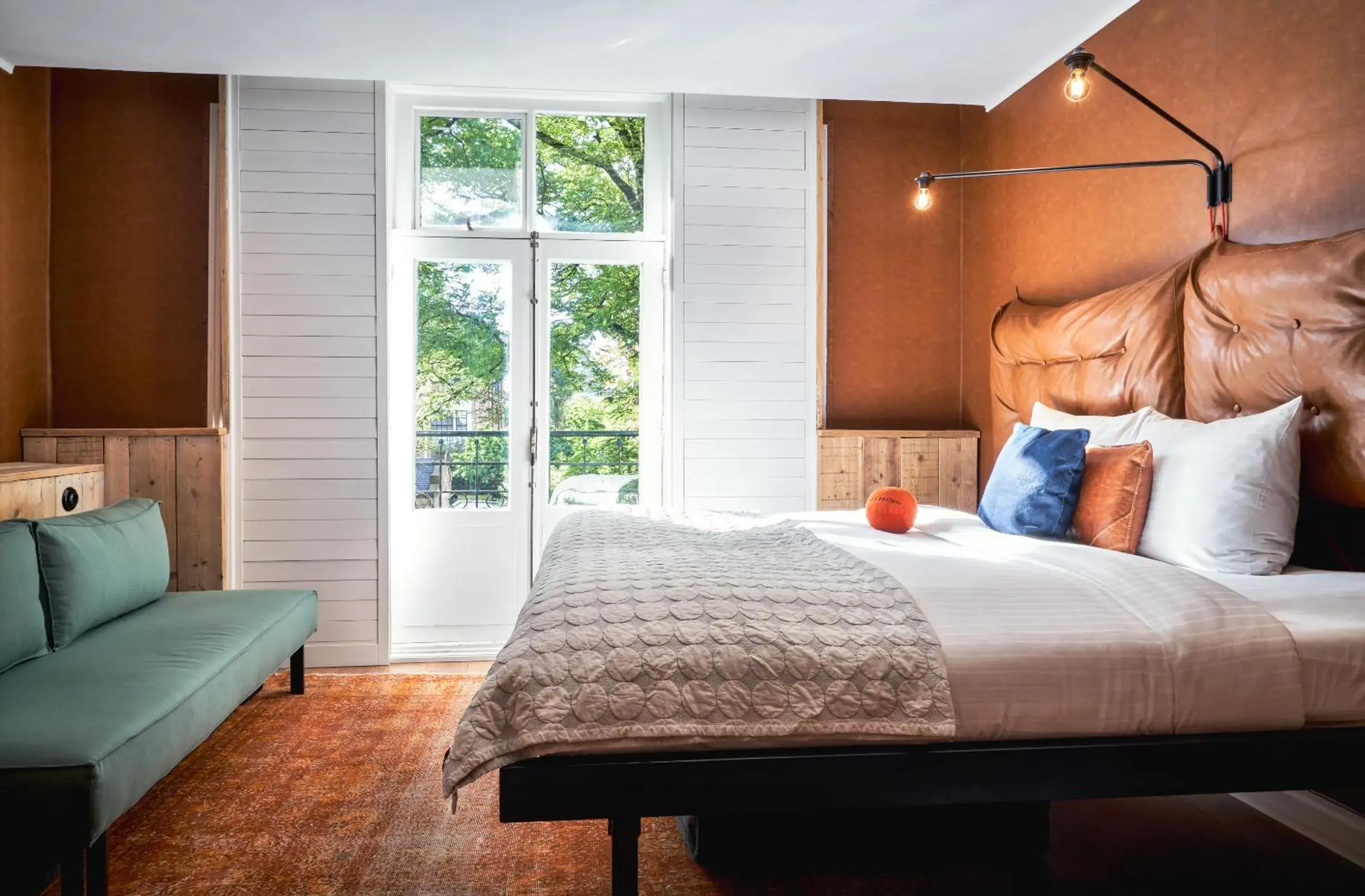 Bed in Max Brown Hotel Museum Square, part of Sircle Collection Bed in Max Brown Hotel Museum Square, part of Sircle Collection