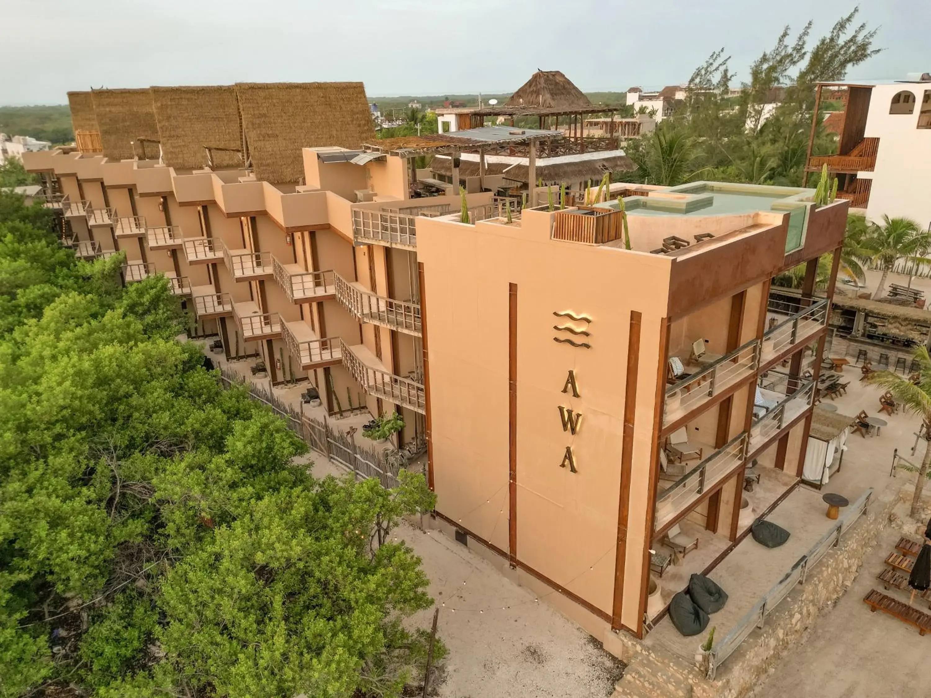 Property building in AWA Holbox Hotel Boutique - Beach Front Property building in AWA Holbox Hotel Boutique - Beach Front