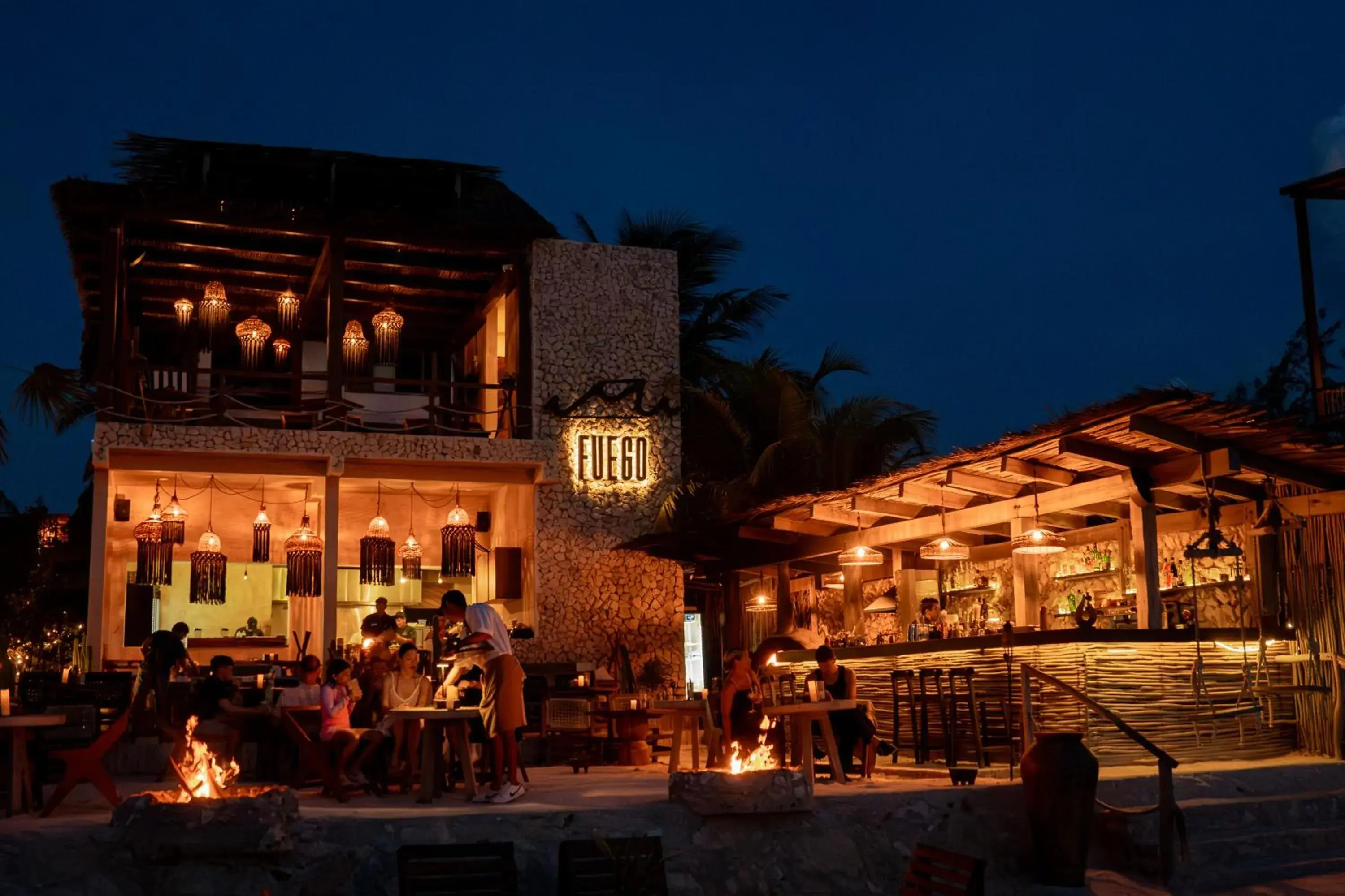 Restaurant/places to eat in AWA Holbox Hotel Boutique - Beach Front Restaurant/places to eat in AWA Holbox Hotel Boutique - Beach Front