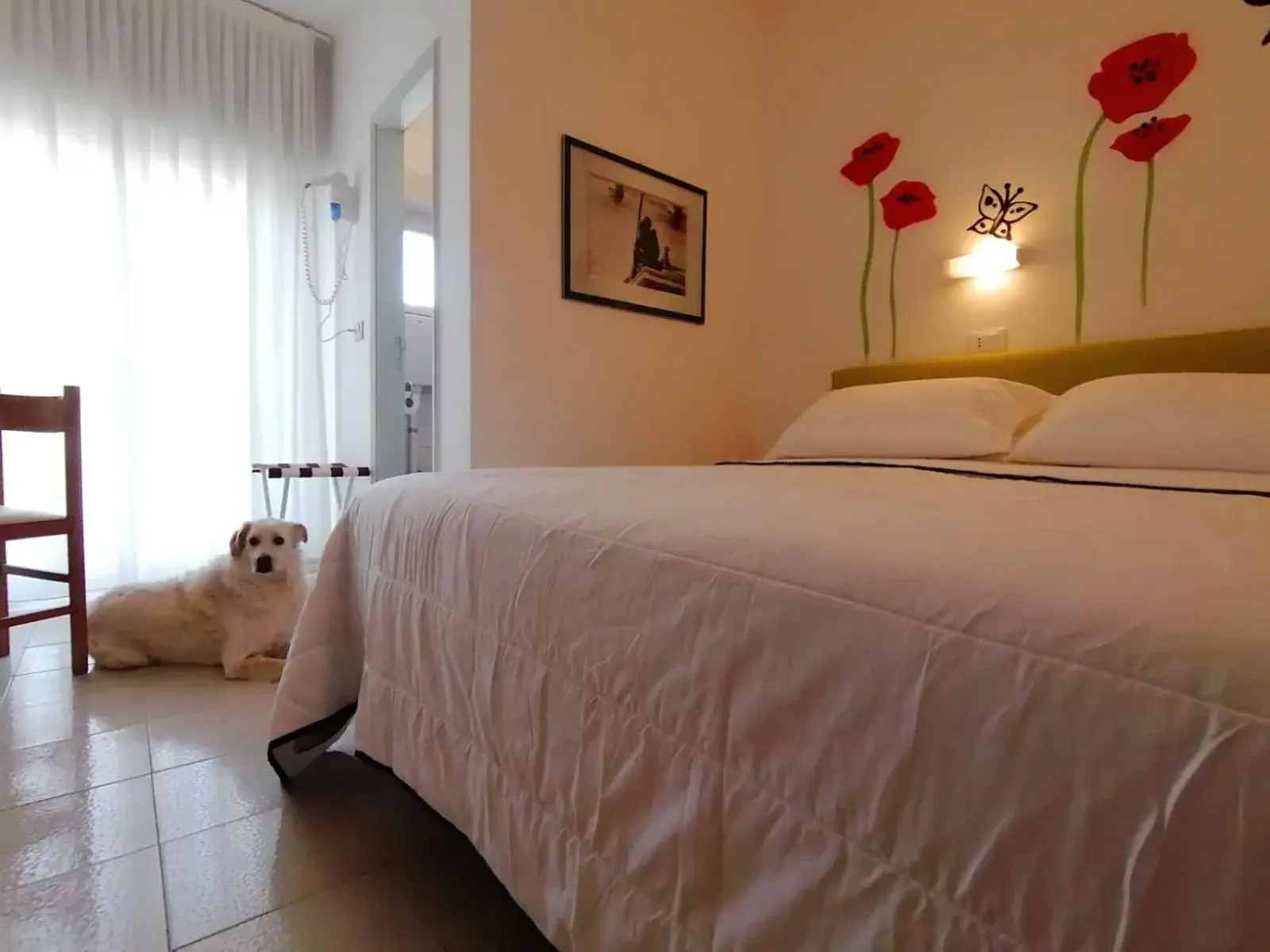 Bed in Kristalex Pet Family Hotel