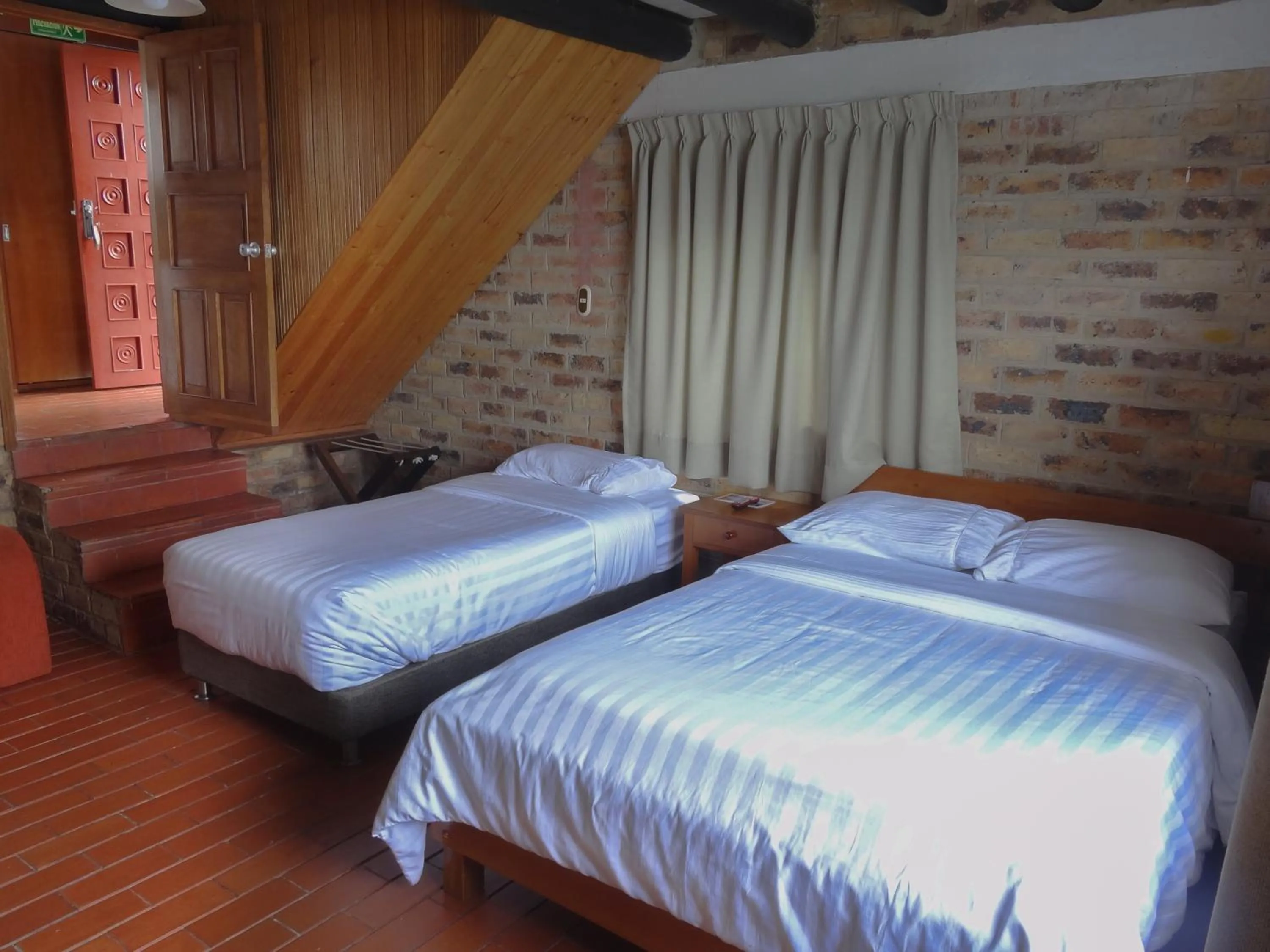 Bed in Hotel Refugio Santa Ines