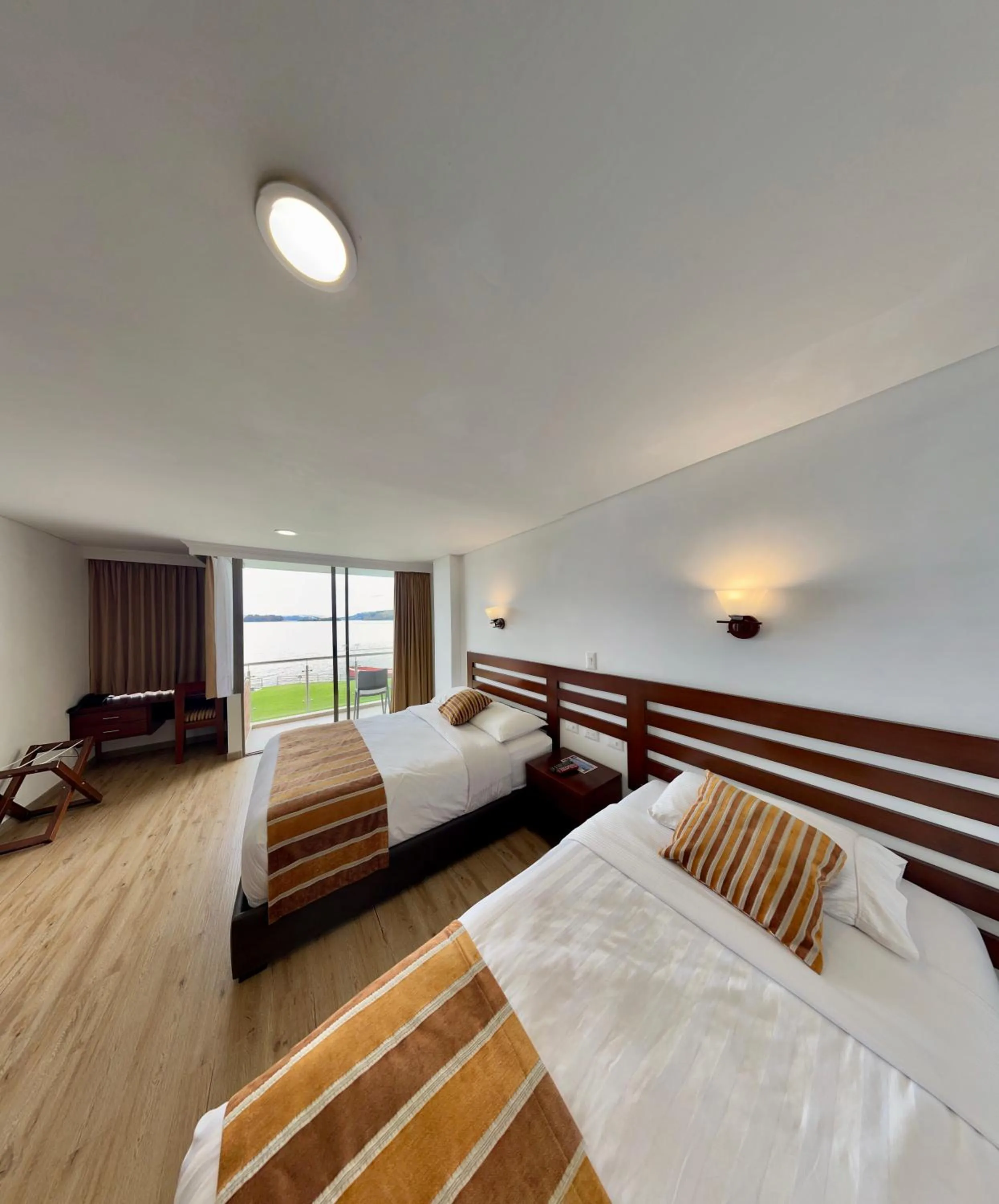 Bed in Hotel Refugio Santa Ines