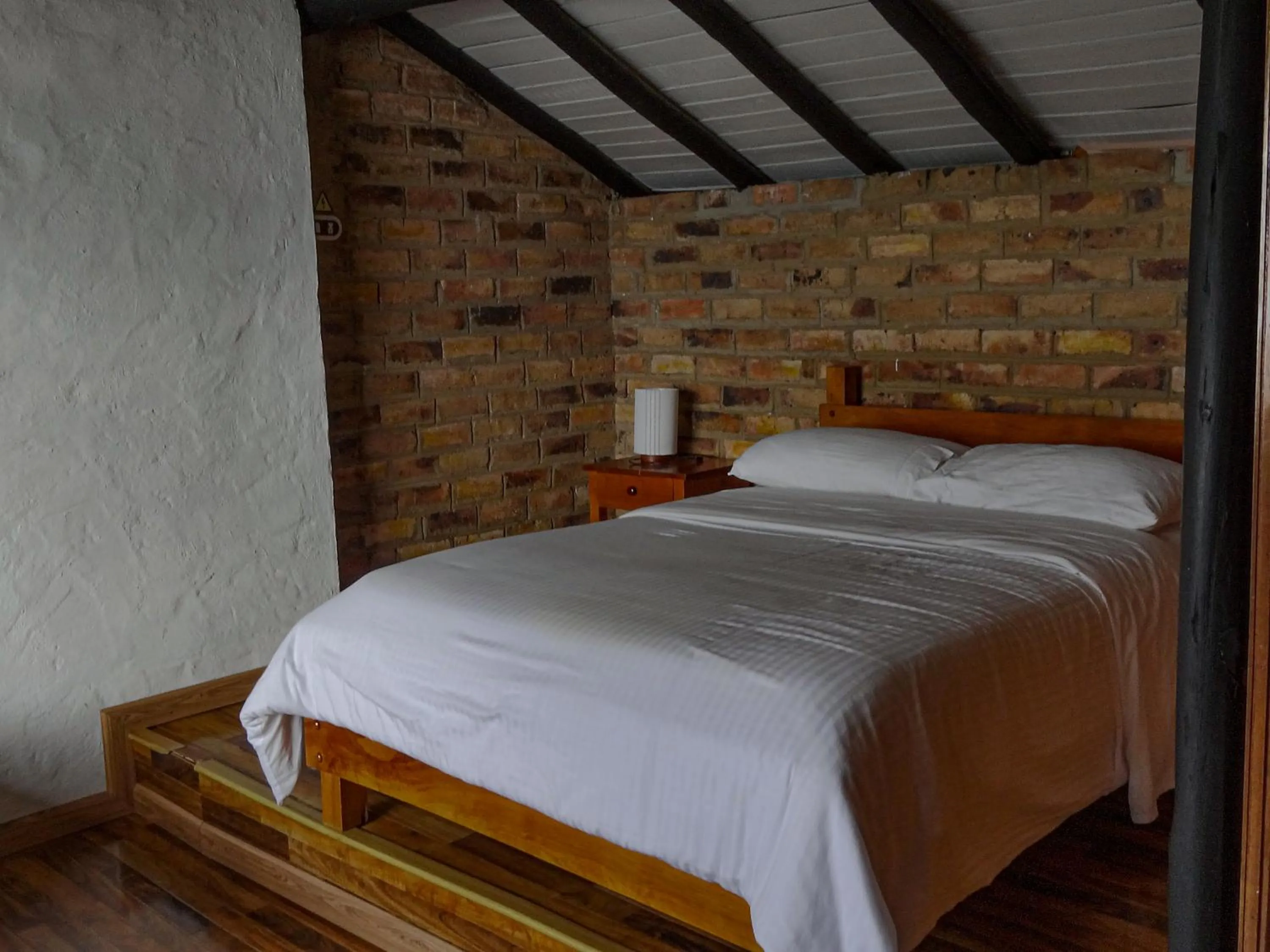 Bed in Hotel Refugio Santa Ines