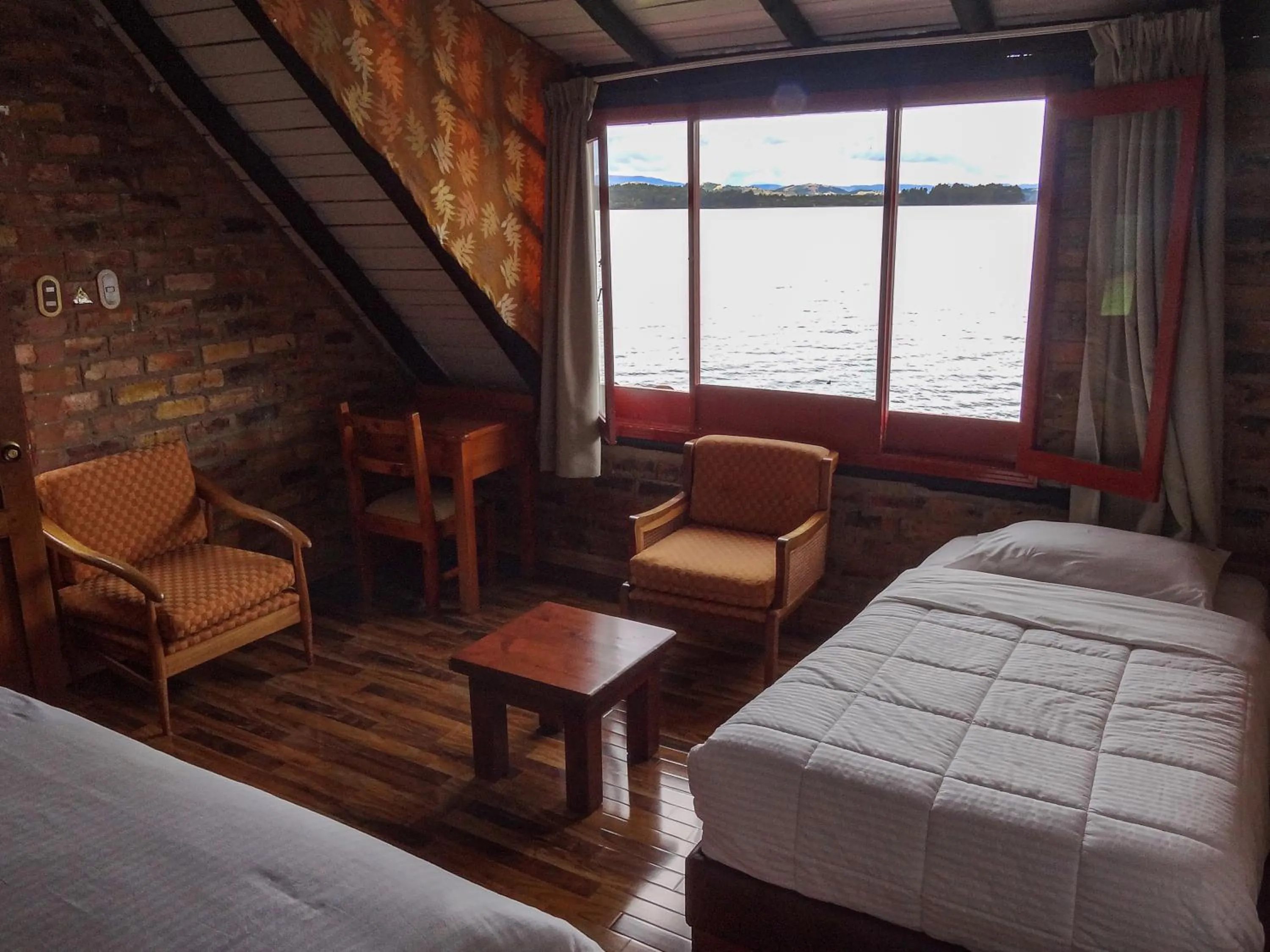 Bed in Hotel Refugio Santa Ines