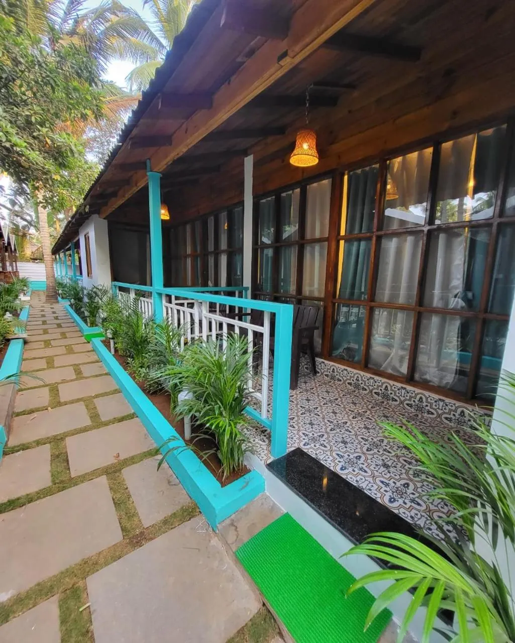 Balcony/Terrace in Sand Tent Beach House PALOLEM