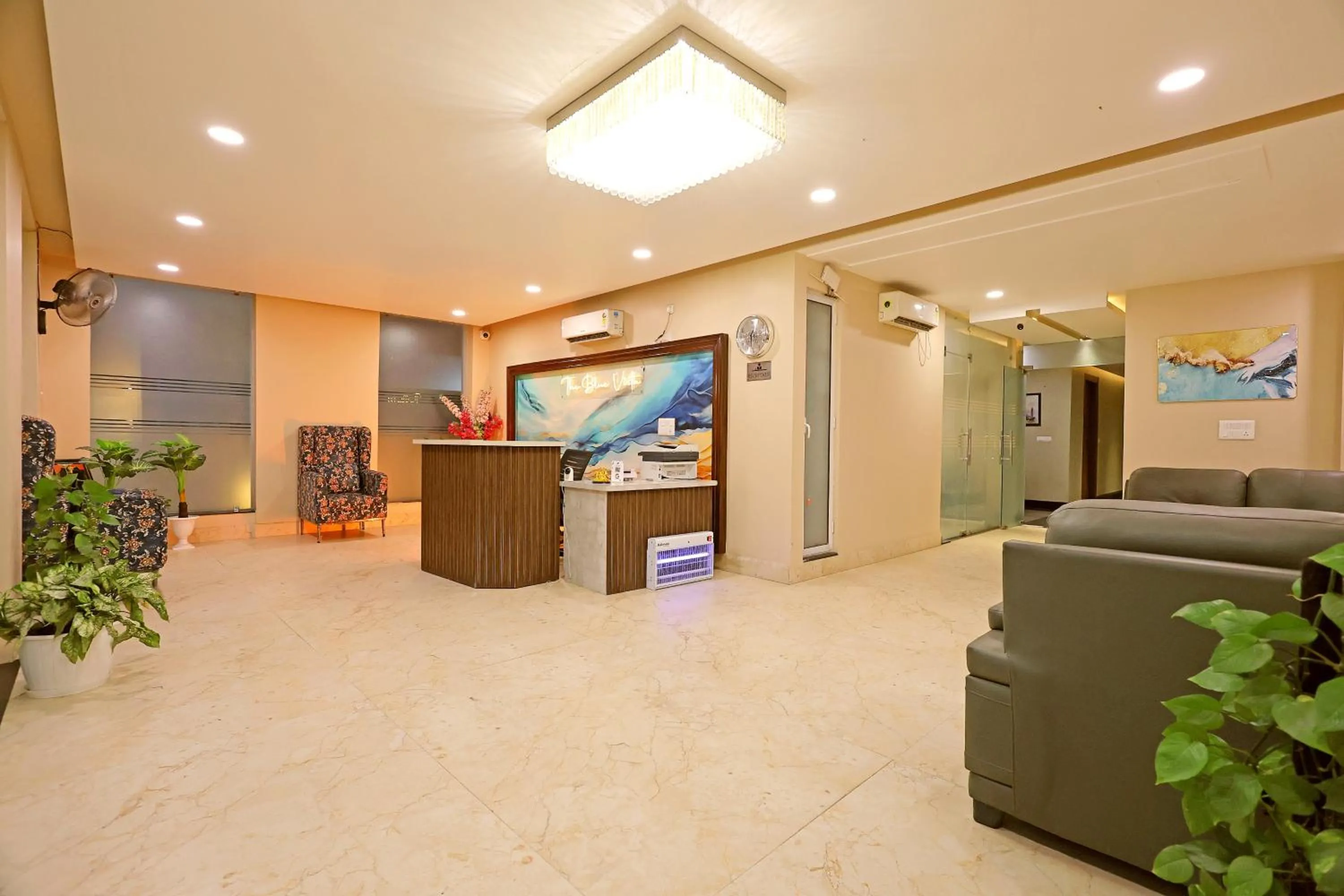 Lobby or reception in The Blue Vista
