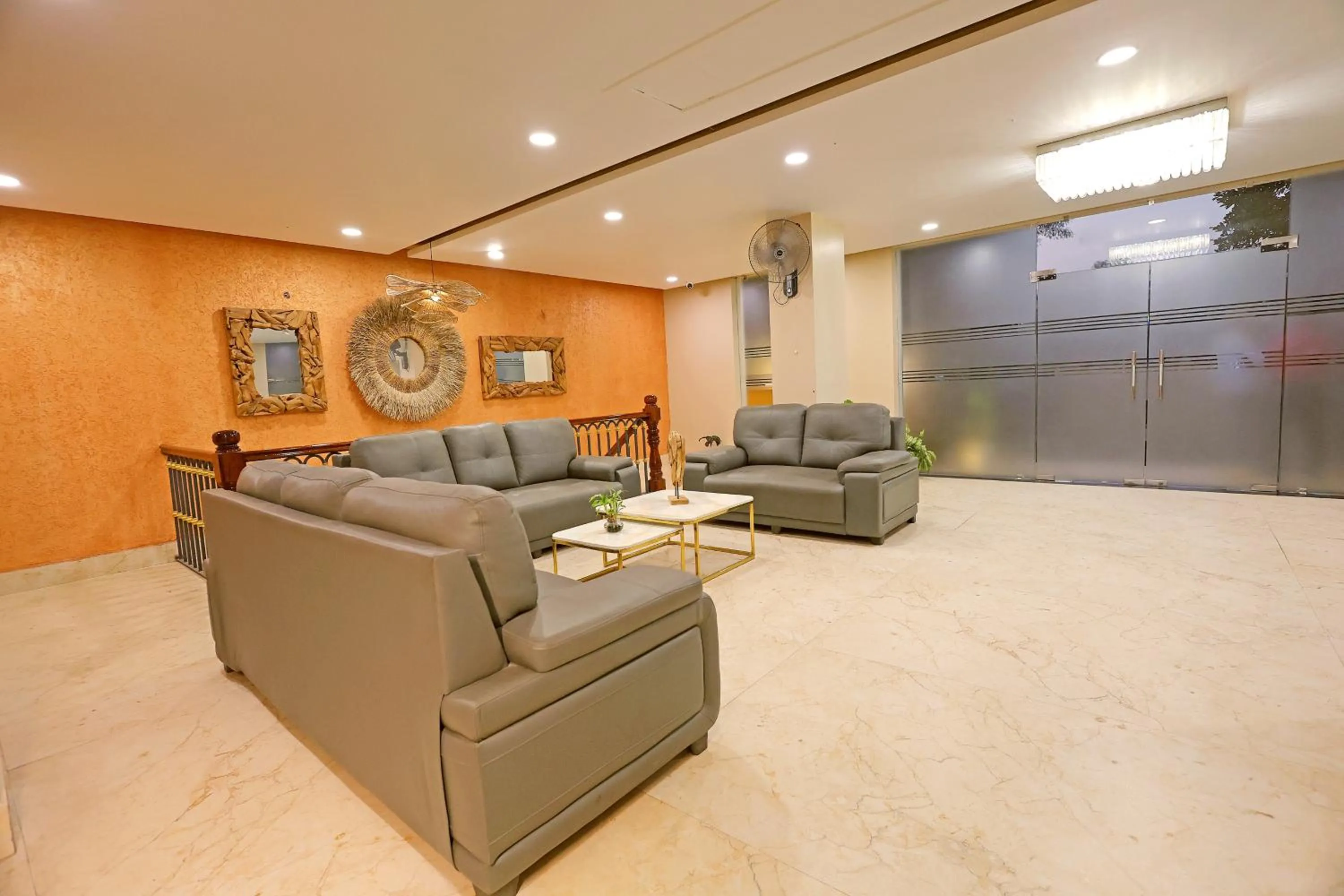 Seating area in The Blue Vista